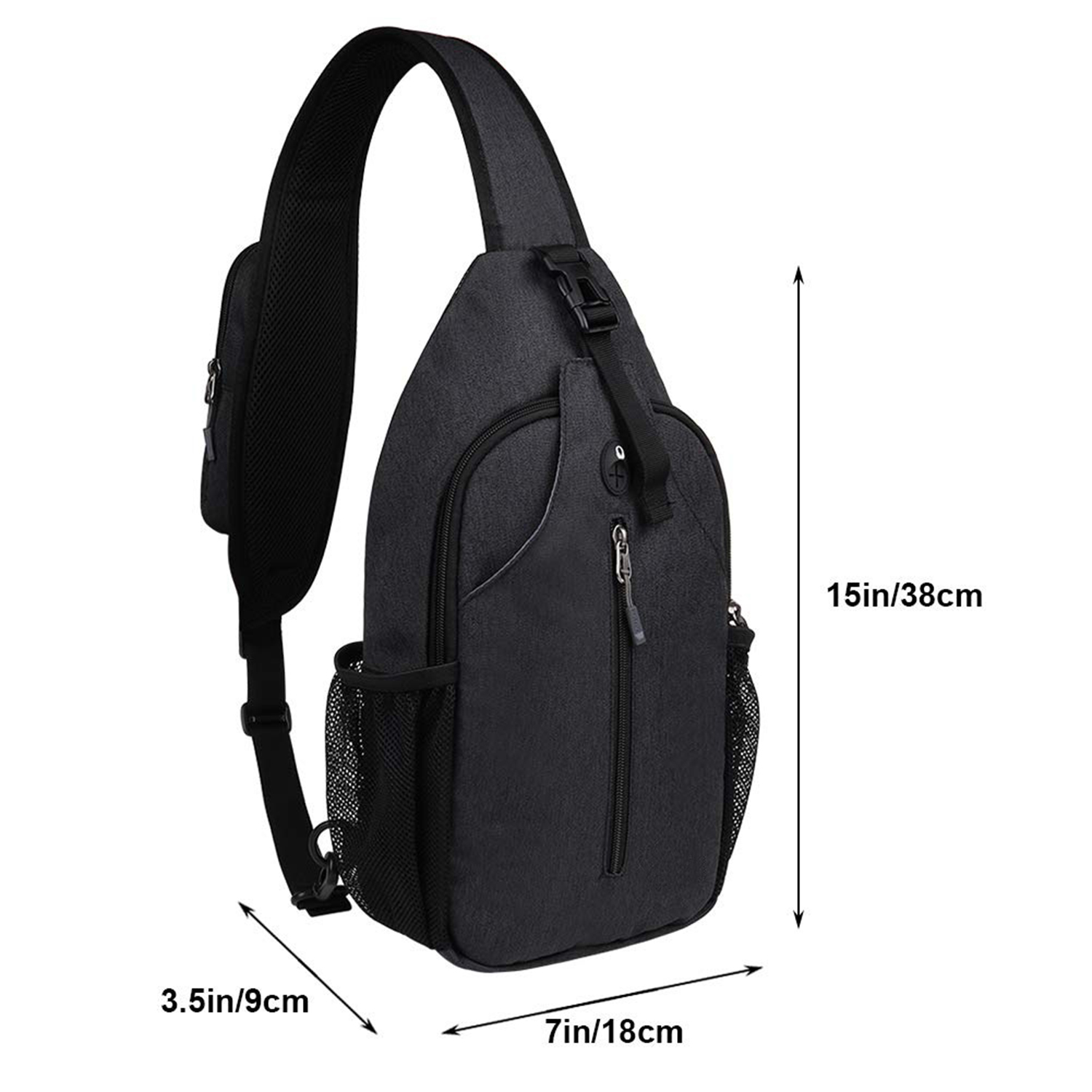 Kamo Crossbody Sling Backpack Sling Bag Travel Hiking Chest Bag Daypack