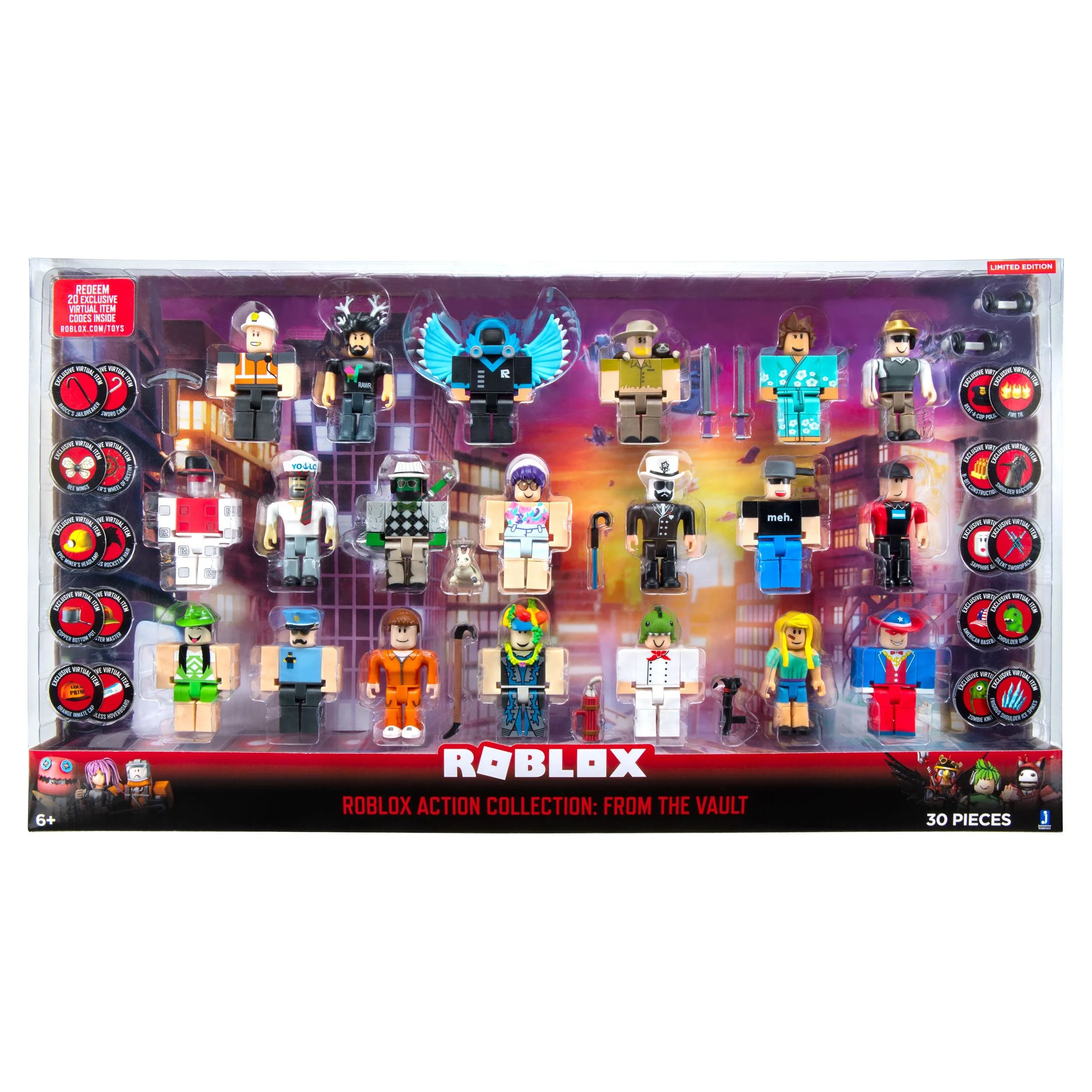 Roblox Action Collection - From the Vault 20 Figure Pack [Includes 20 Exclusive Virtual Items]