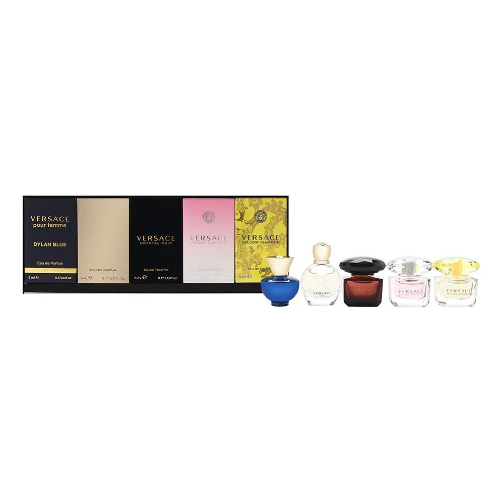 Versace gift set of deluxe miniature fragrances for women