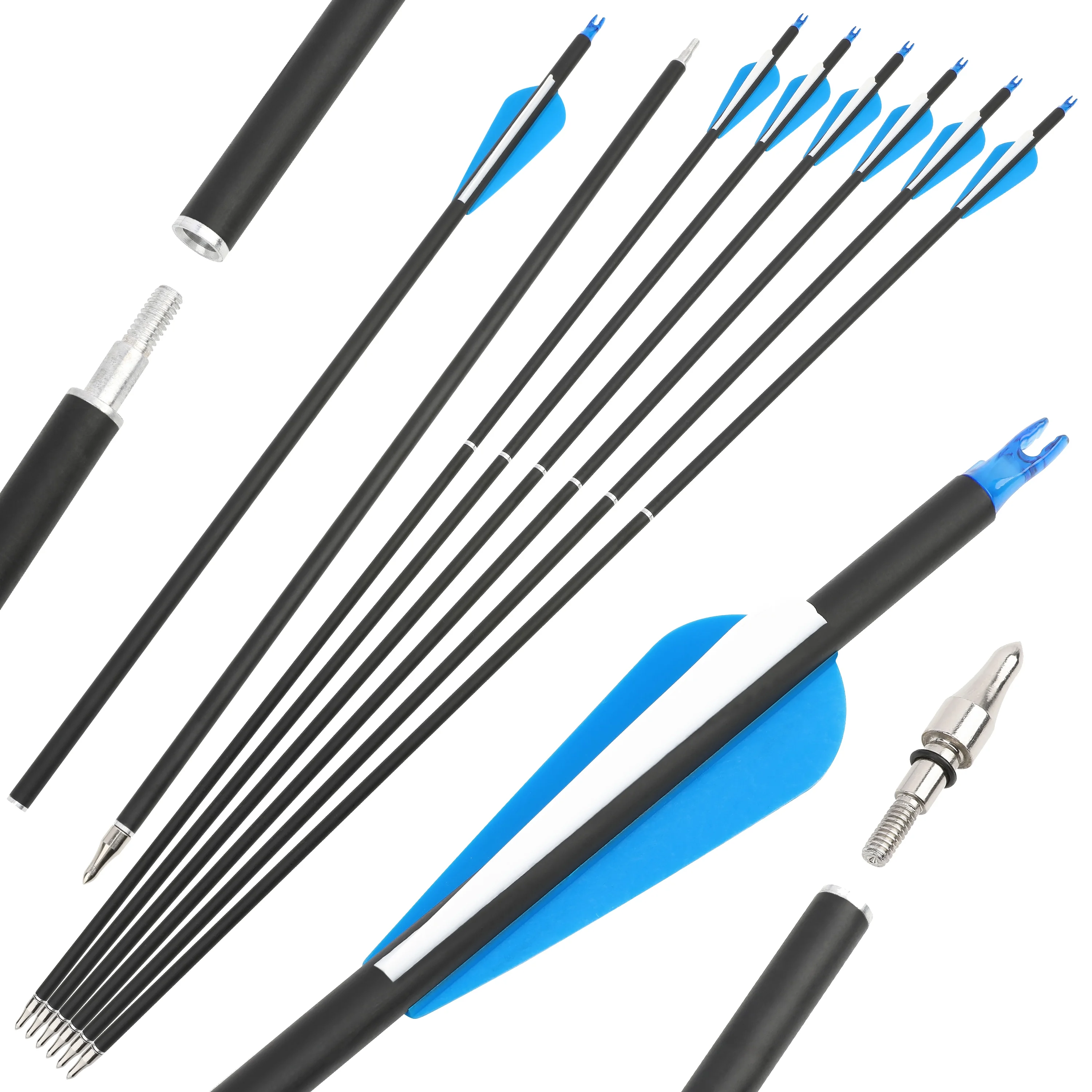 Bowfishing Catapult Slingshot Archery Foldable Bow Sling Fishing Hunt Shooting