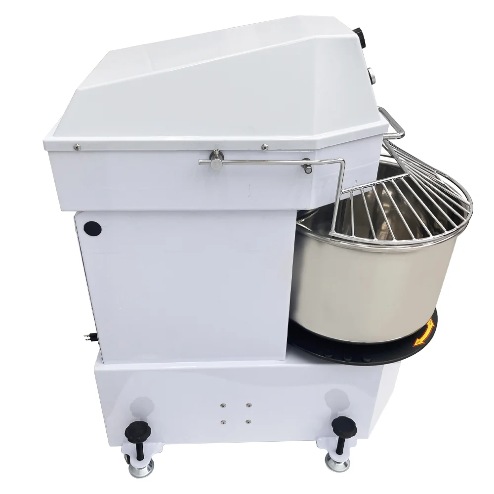 INTBUYING 20L Electric Dough Mixer Dual Rotating Dough Kneading Machine with Detachable Stainless Steel Bucket