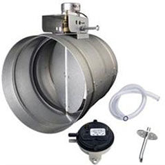 Broan MD10TU 10 Inch Universal Automatic Make-Up Air Damper with Pressure Sensor Kit