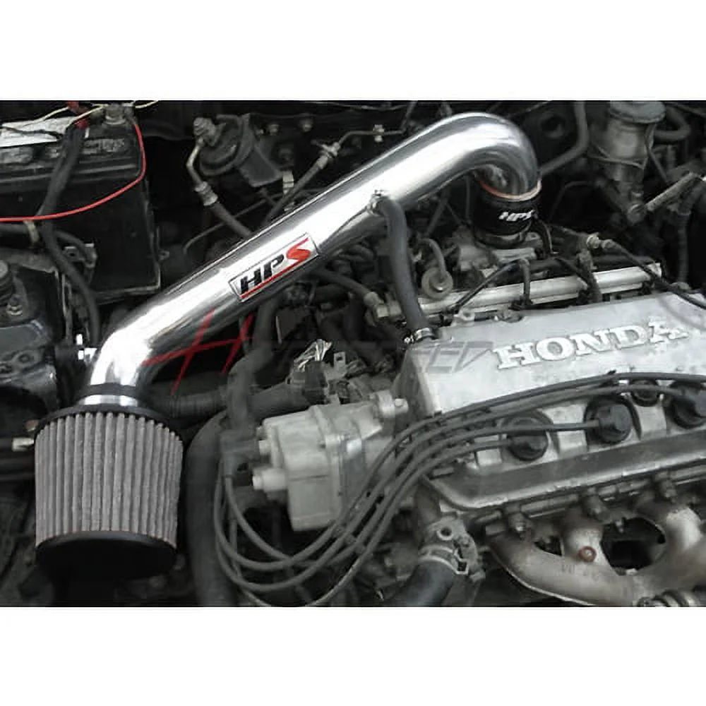 HPS Performance Polish Shortram Air Intake Compatible for 1996-2000 Honda Civic CX DX LX, 827-408P