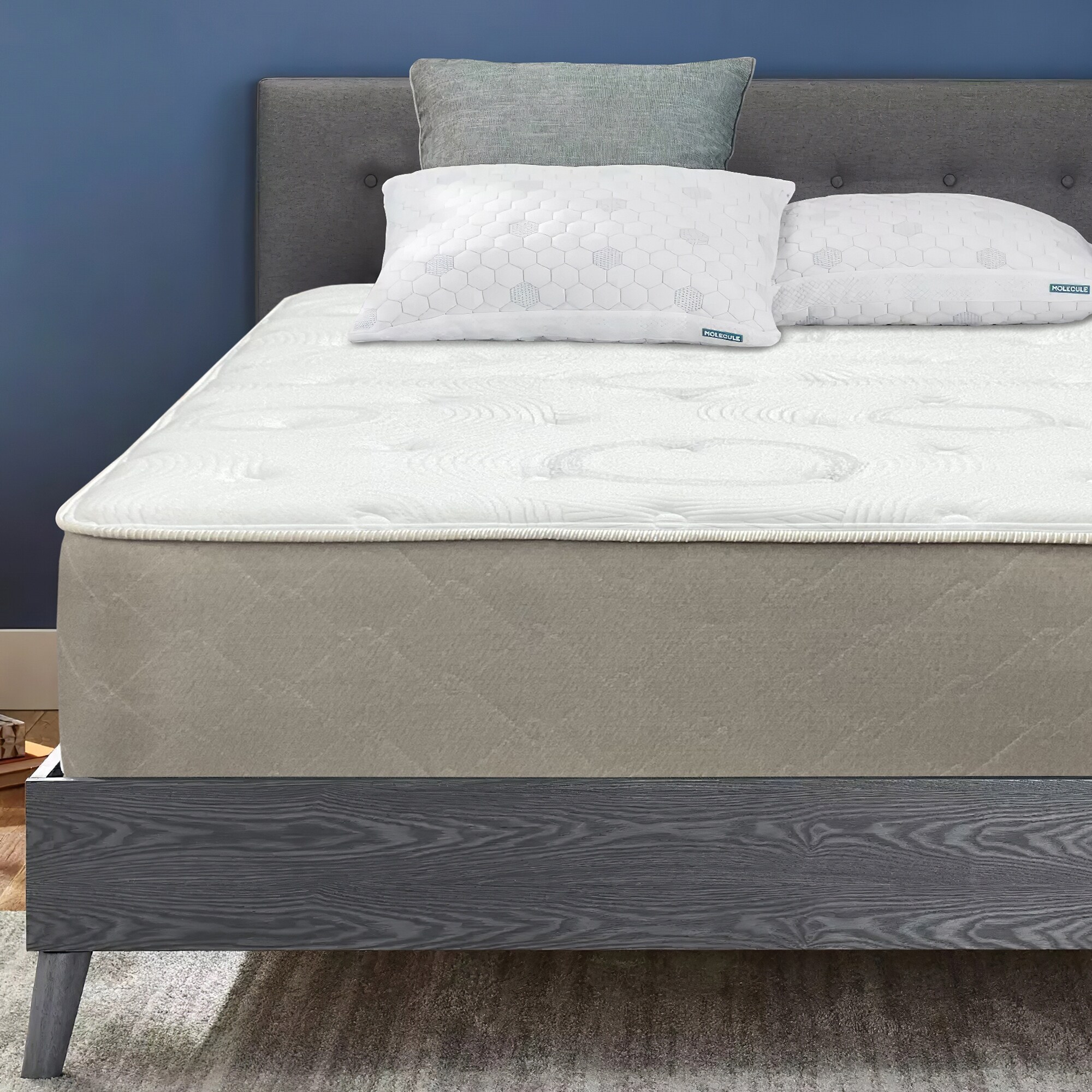 Onetan 13-Inch Firm Heavier Pocket Coil Spring Hybrid Mattress, Motion Isolation with Durable Support, Bed in a Box Queen