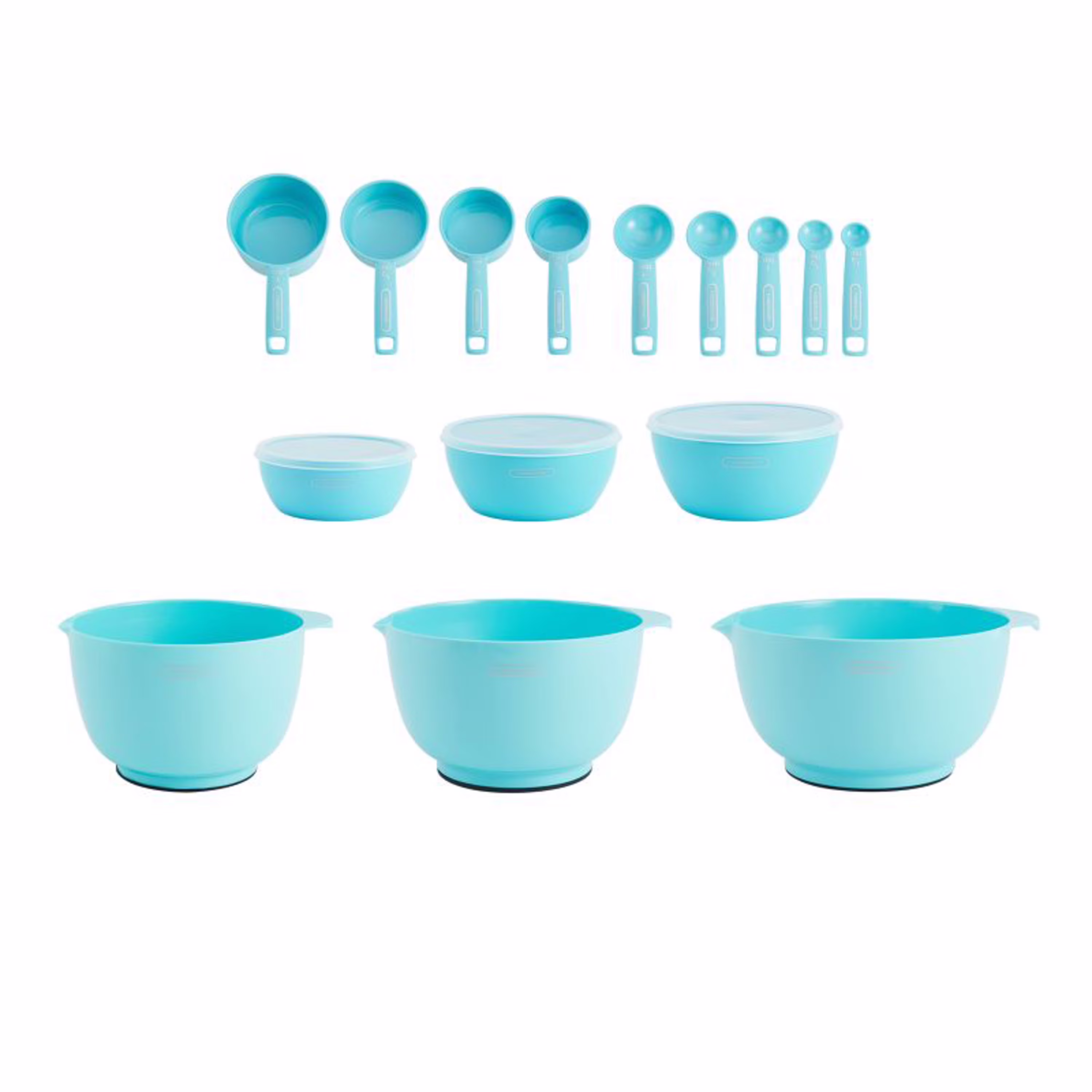 Farberware Professional 18-piece Mix and Measure Set in Aqua