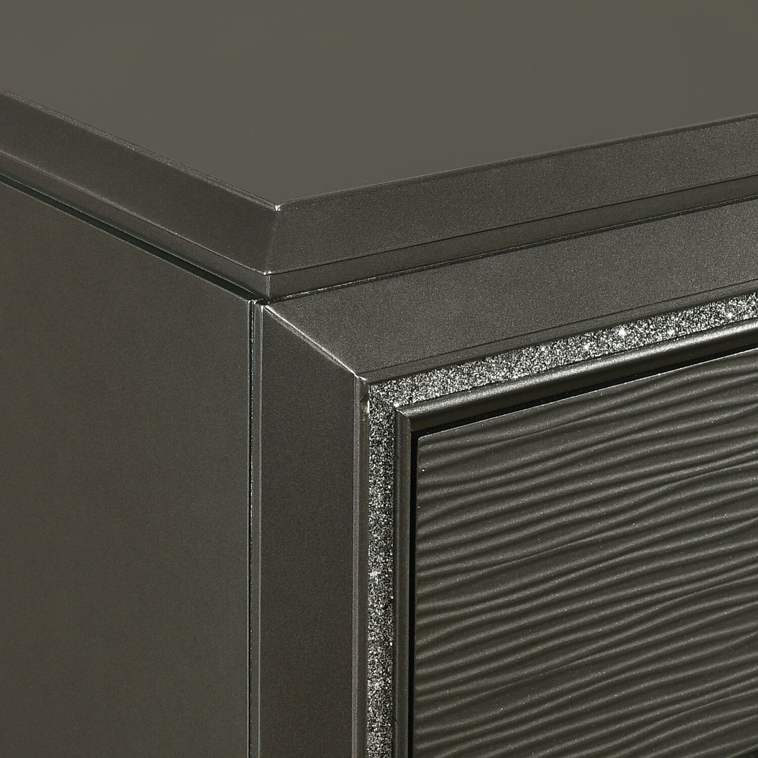 Picket House Furnishings Faris 2-Drawer Nightstand in Black