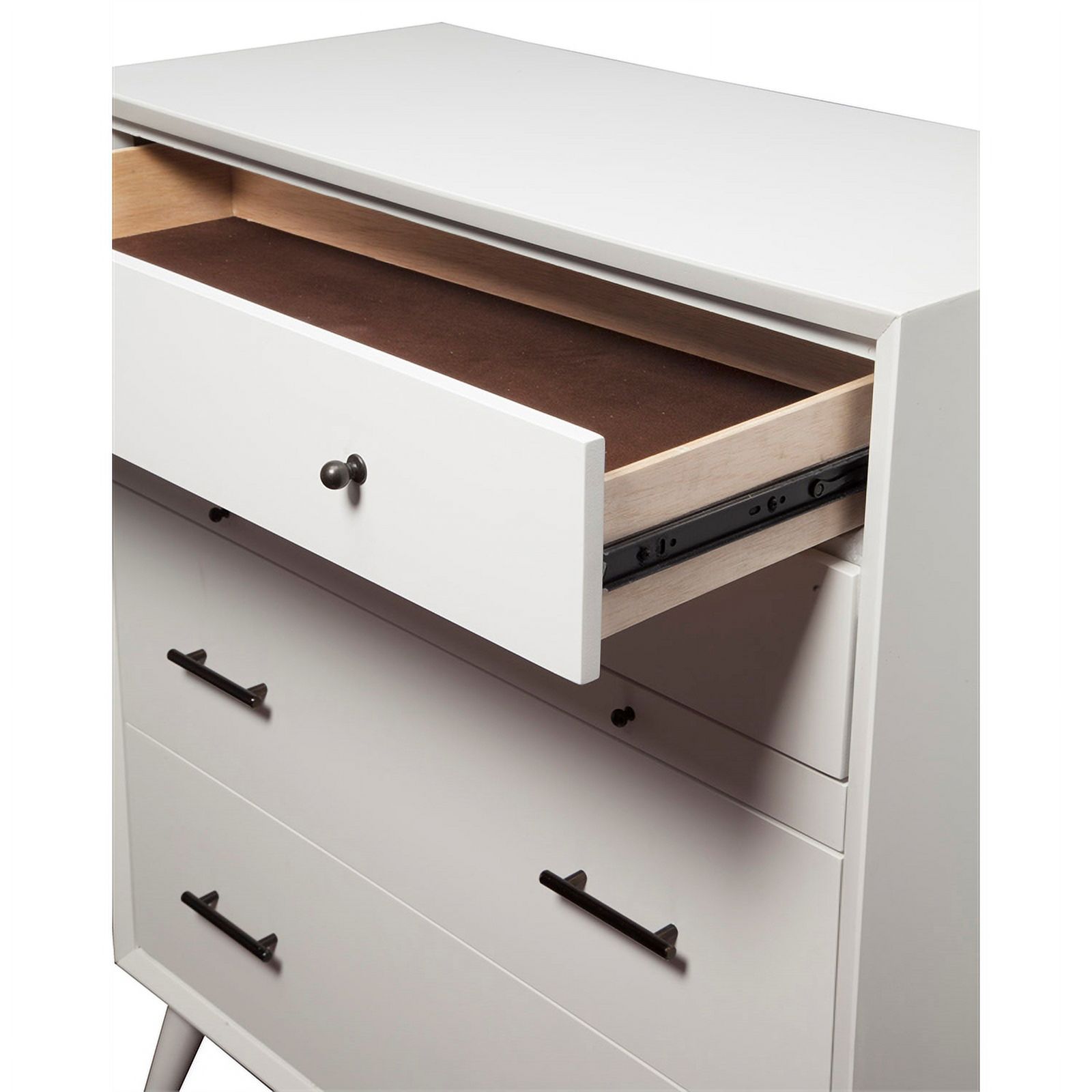 Home Square 2 Piece Set with 7-Drawer Dresser & Multifunction Chest in White