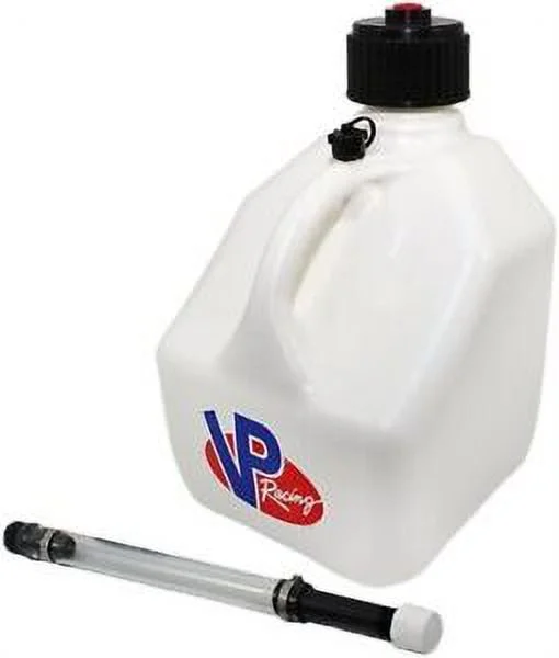 VP 4172 + 3046B 3 Gallon White Portable Utility Jug Container With Container Hose - Quantity of 3