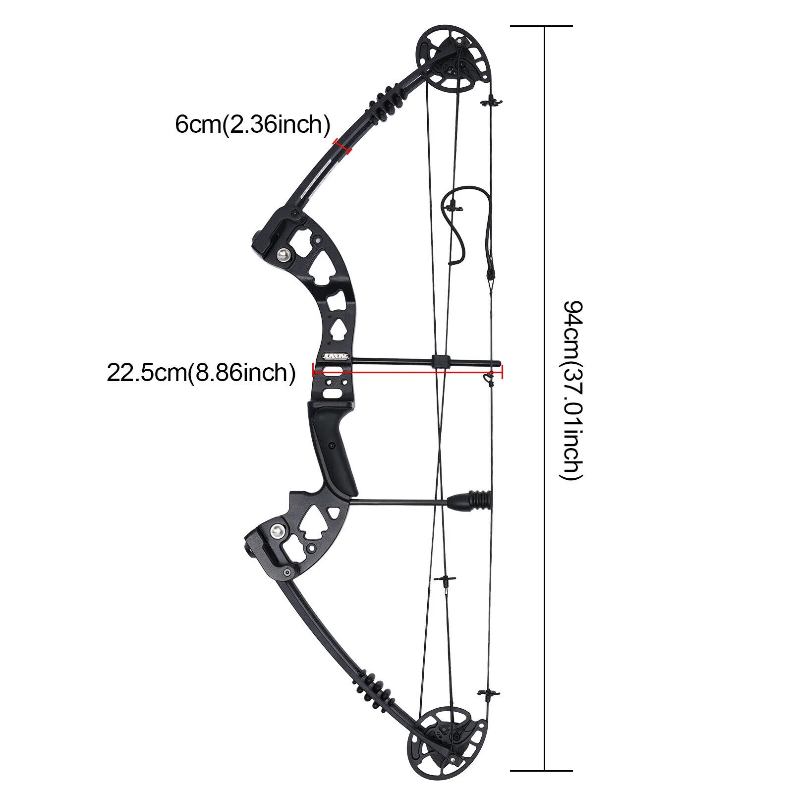 Miumaeov Battleship Compound Bow with12 Arrows for Adults and Teens Hunting Compound Bow Compound Bow Archery Hunting Equipment Draw Distance 24-29.5 inches 310FPS