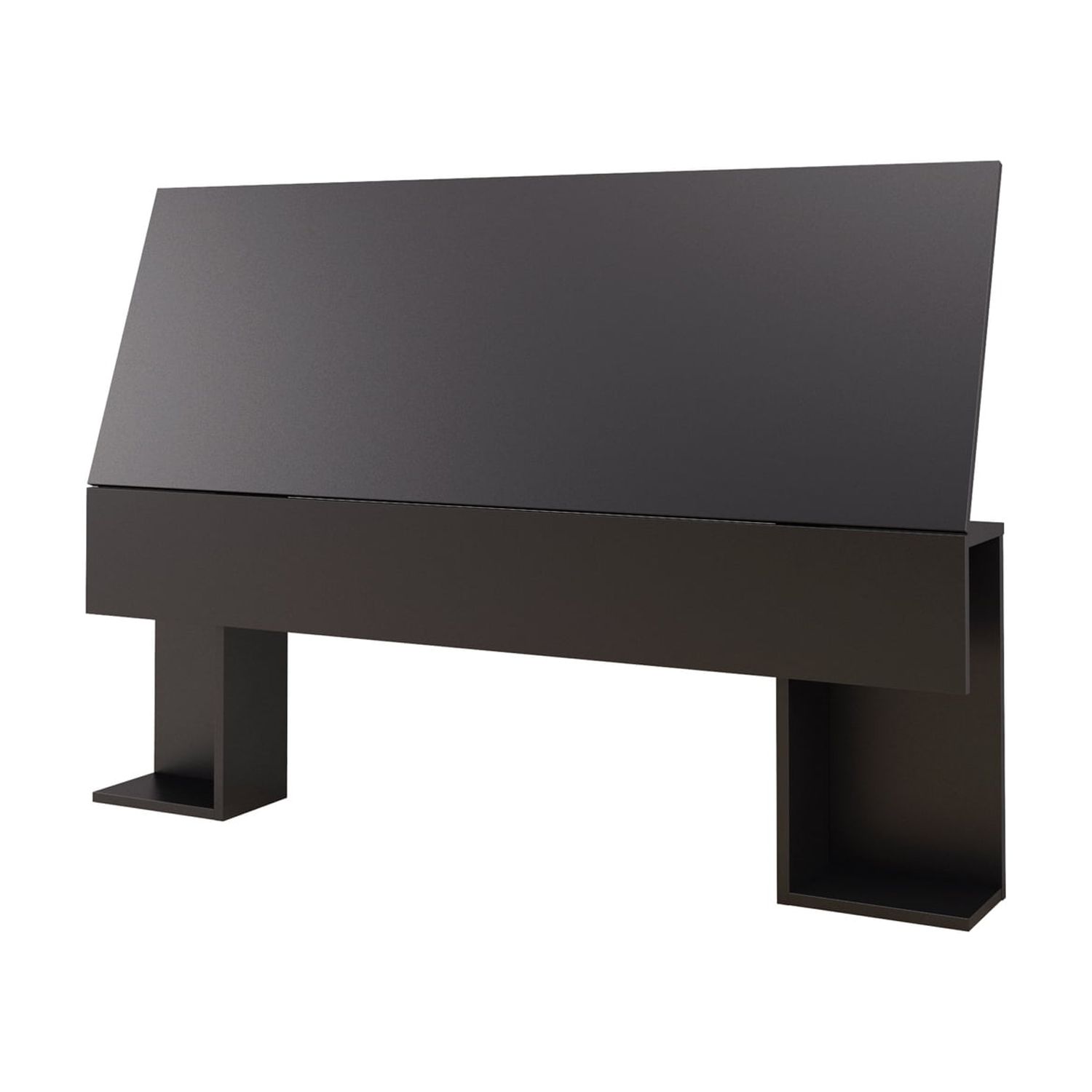 Homestock Farmhouse Fresh Full Size Headboard 225306, Black