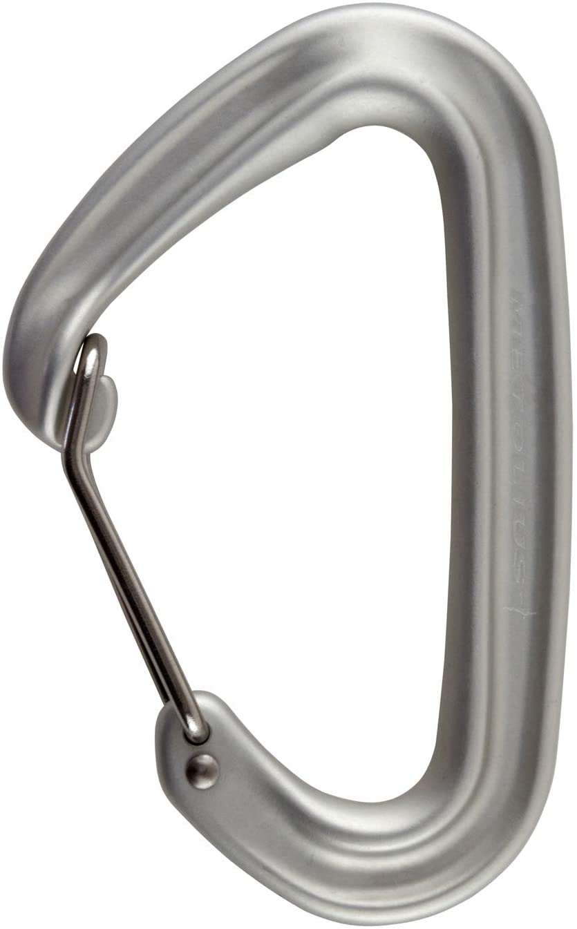 Metolius Bravo Wiregate Carabiner Silver One Size