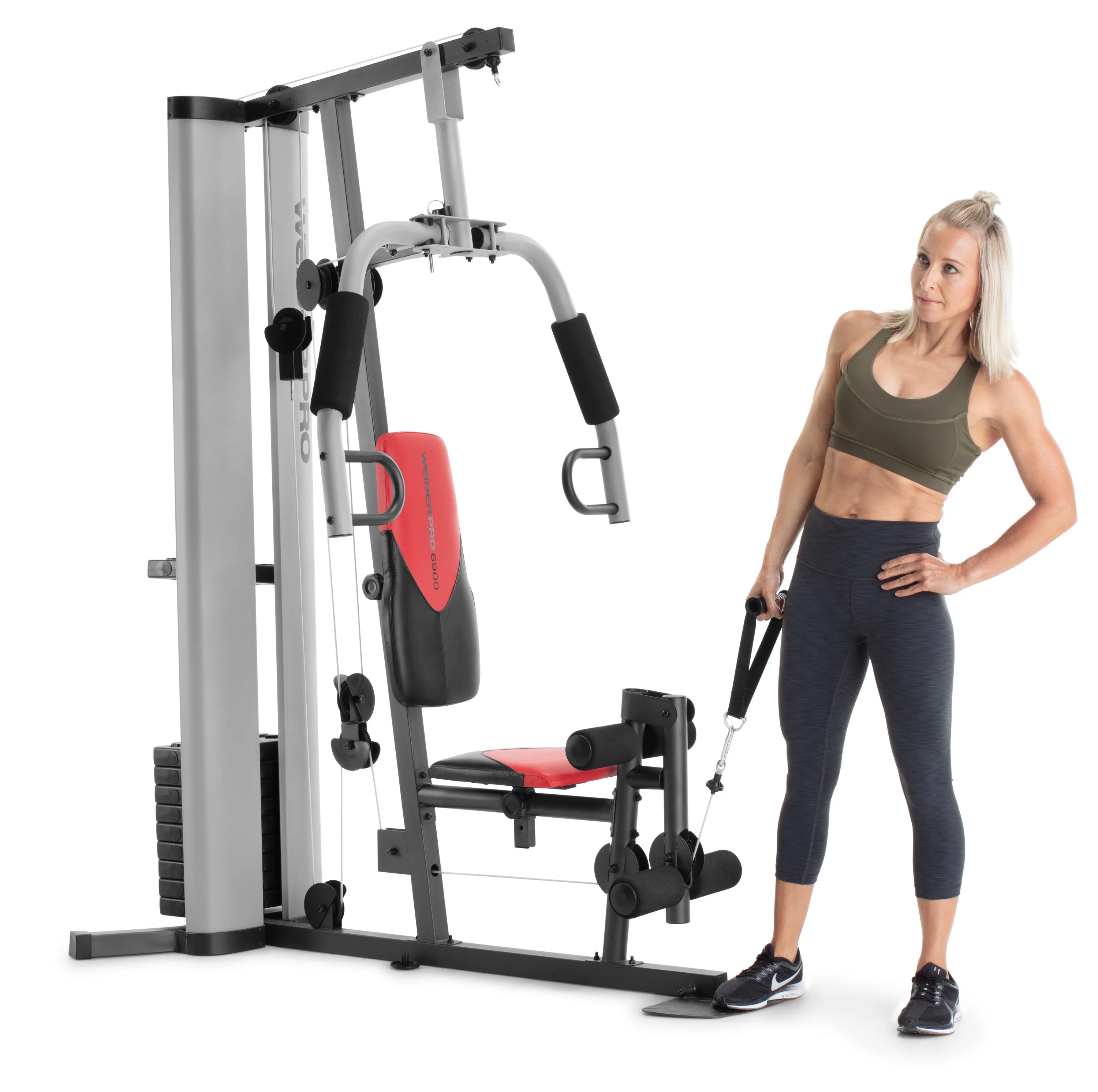 Weider Pro 6900 Home Gym System with 125 Lb. Weight Stack