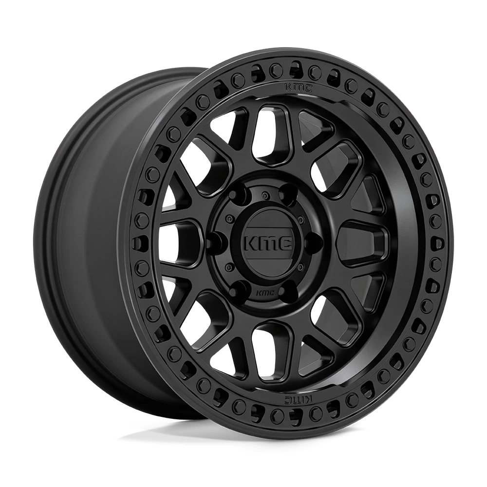 KMC KM549 GRS Rim 17X9 5X127 Offset 18 Satin Black (Quantity of 1)