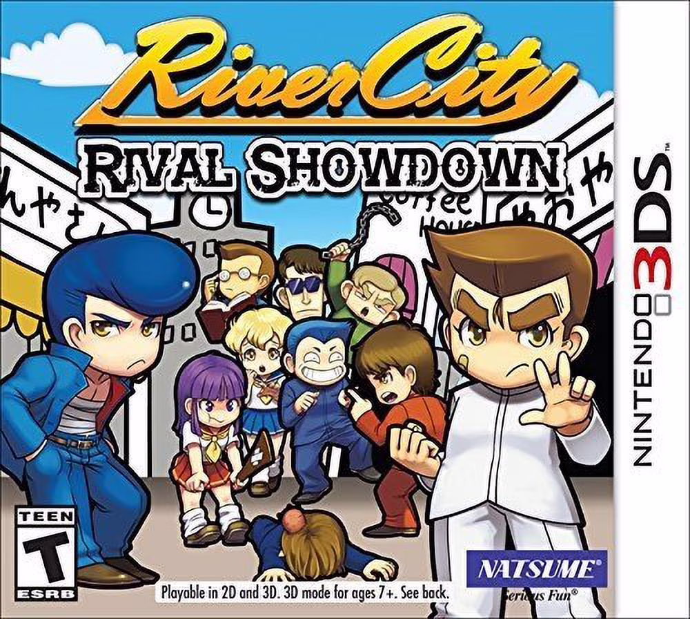 River City: Rival Showdown (Limited Riki Keychain Edition) - Nintendo 3DS - Exclusive Limited Edition River City: Rival Showdown with Riki Keychain - Nintendo 3DS