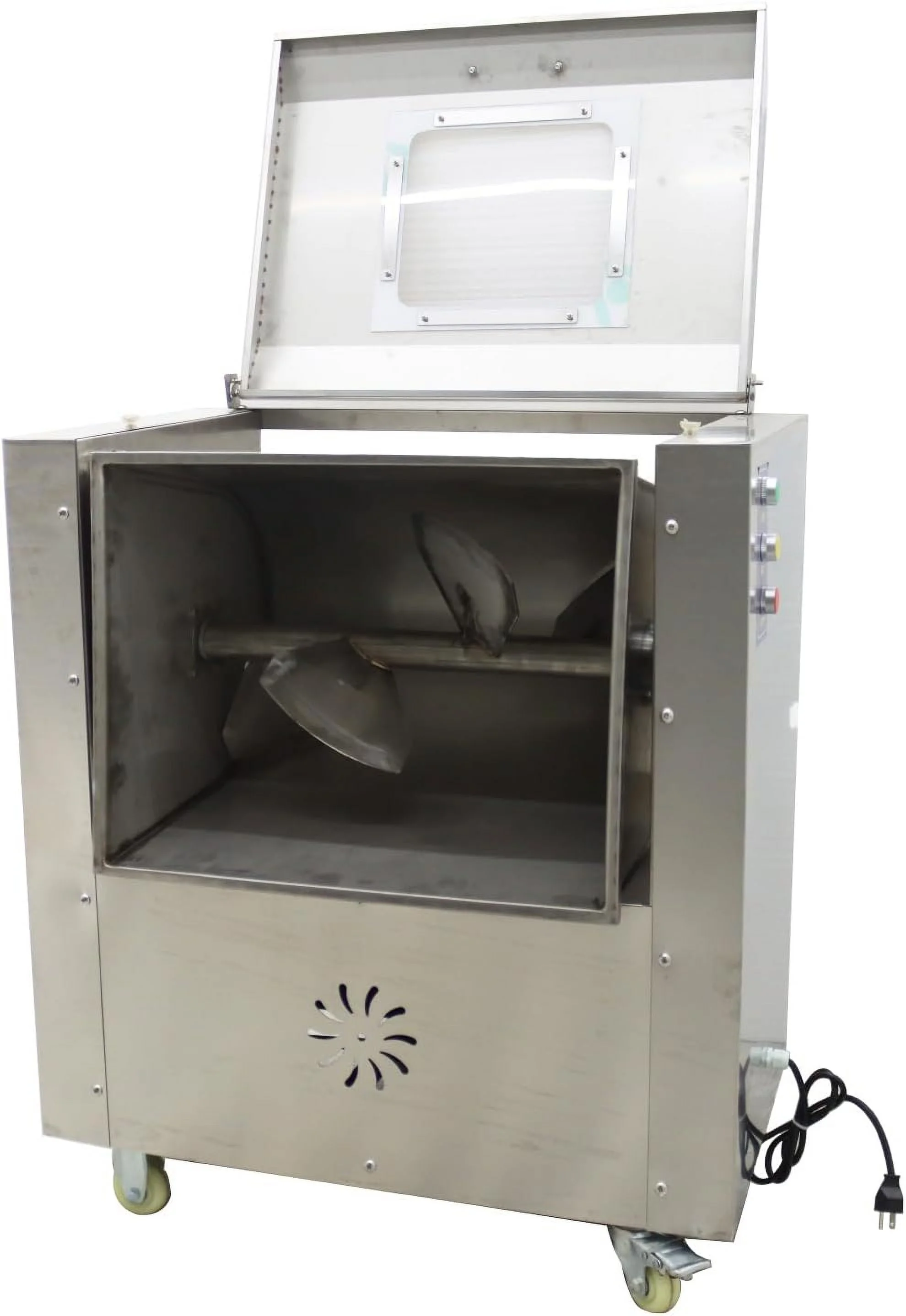 Electric Meat Vegetable Stuffing Mixer Stainless Steel Commercial Electric Food Mixer 60L