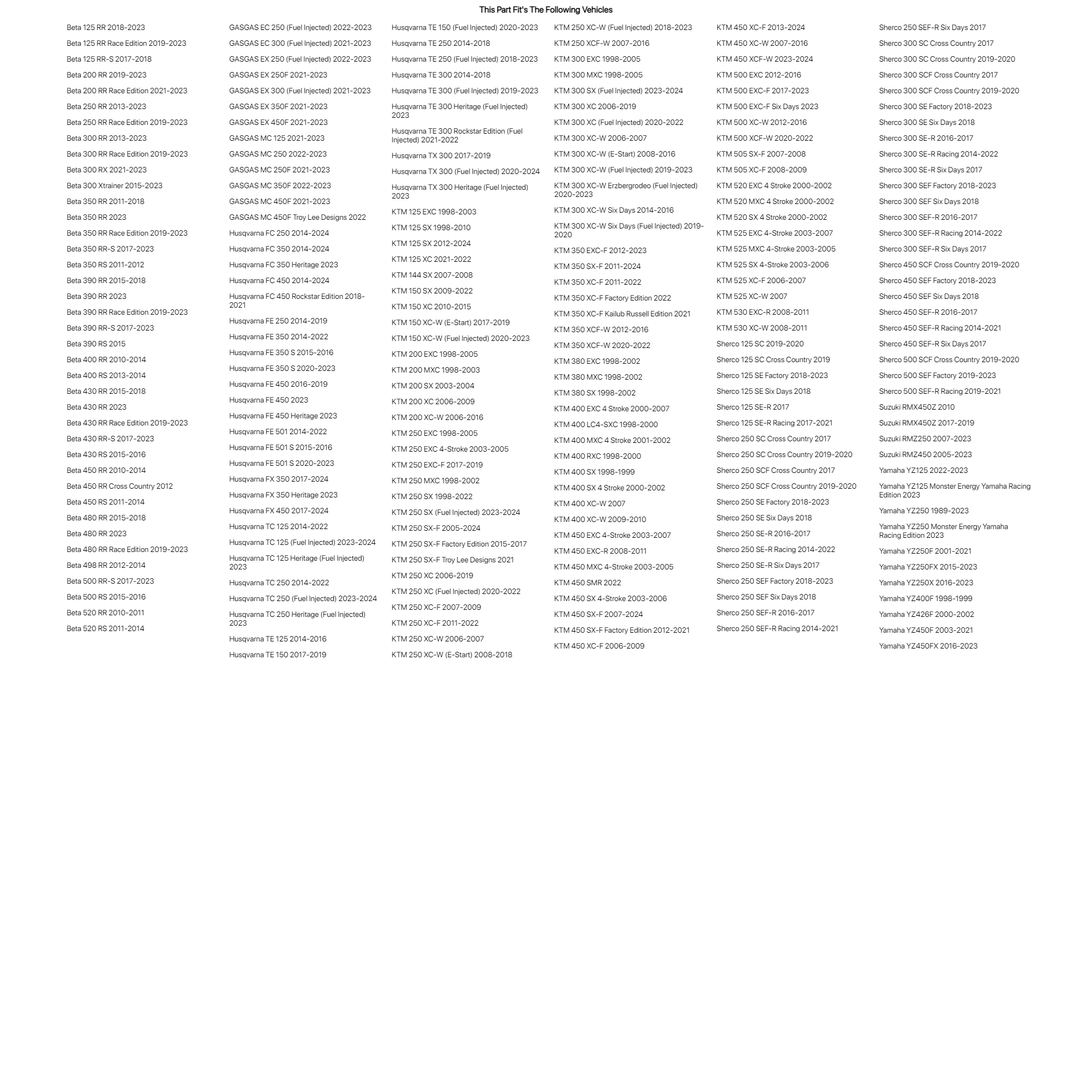 Tusk Impact Rim - Rear 36 Spoke Hole, 18 x 2.15 Black For Husqvarna TX 300 Heritage 2023