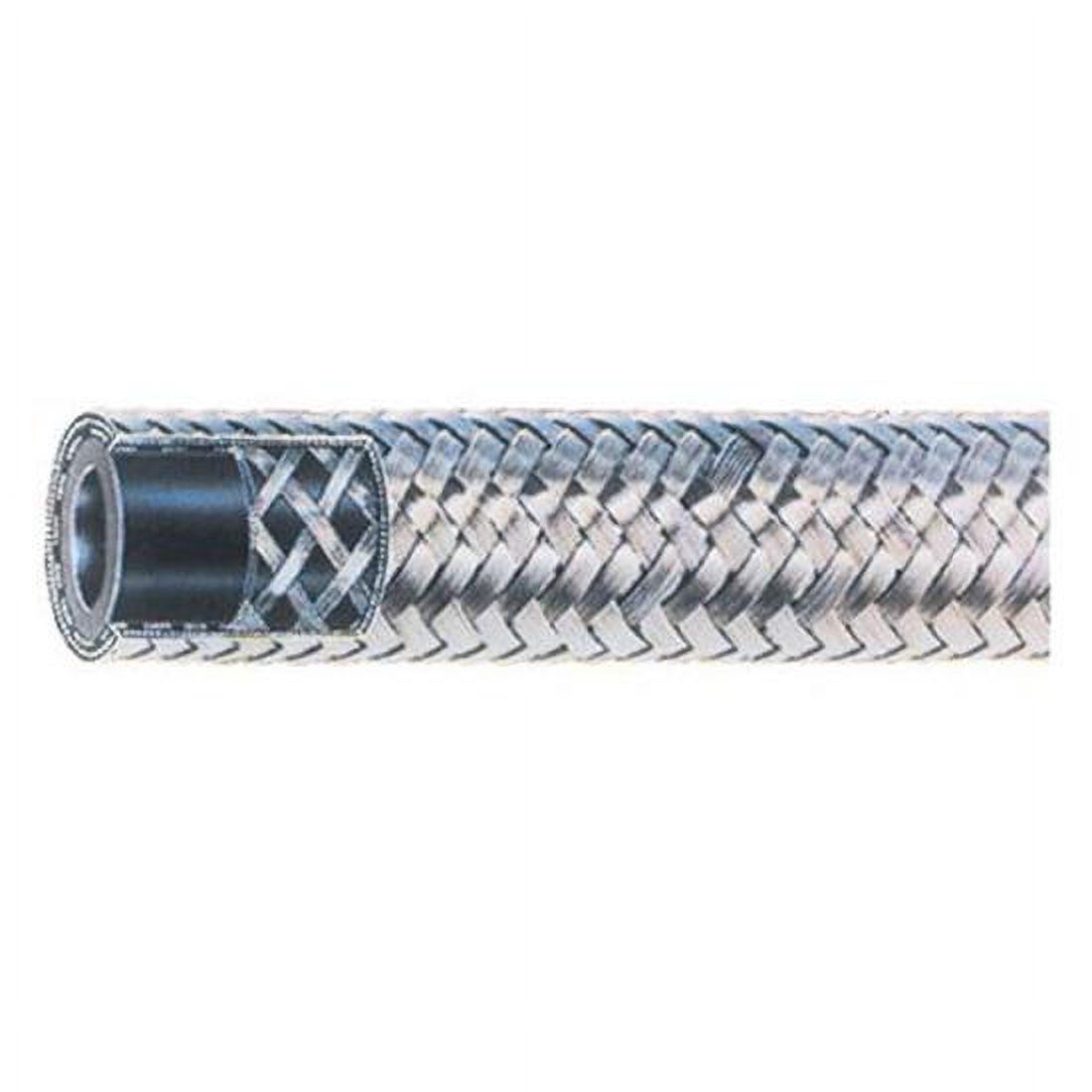 Aeroquip 3 ft Stainless Steel Braided AN20 Low Pressure Hose-1-1/8 ID