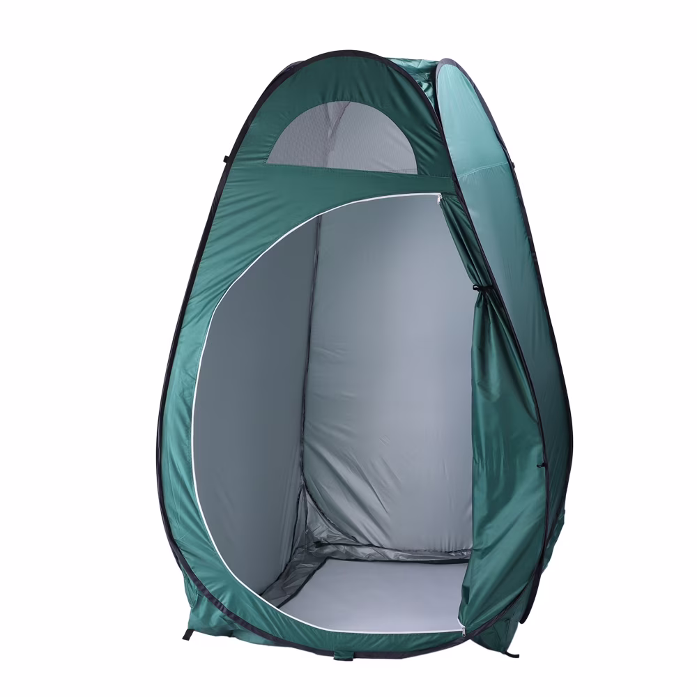 Pop up Tents for Camping, Army Green Camping Portable for Indoor, Pop-up Toilet Dressing Fitting Room Privacy Shelter Tent PKWQ664