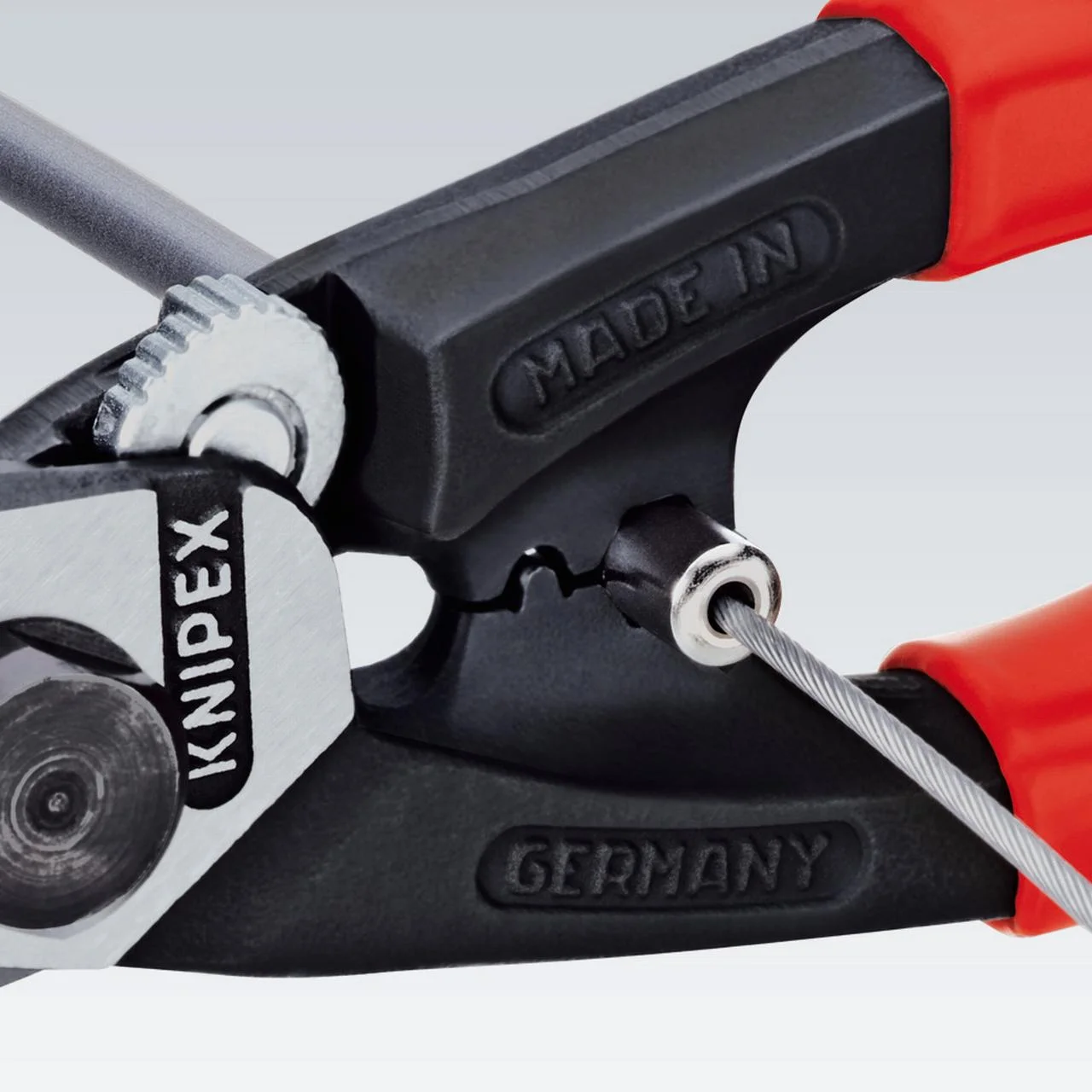 KNIPEX 95 61 190, 7.5-Inch Wire Rope Cutters