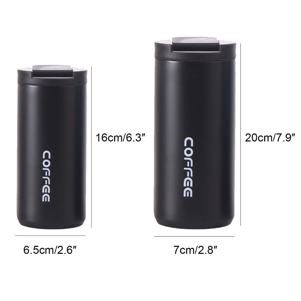 Portable Insulated Leakproof Travel Thermal Flask Water Bottle Coffee Mug Tea Cup BLUE 500ML