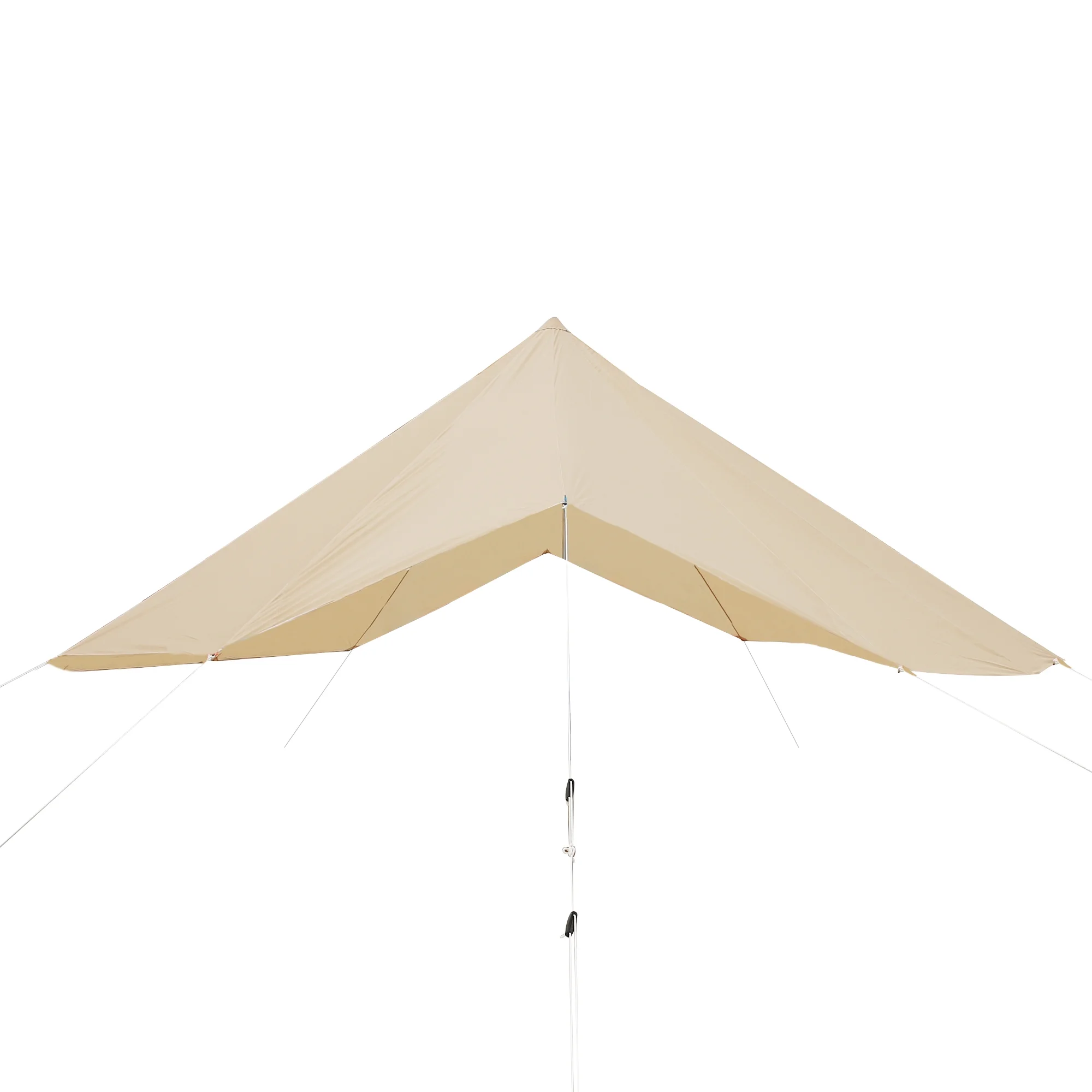 UNISTRENGH 5M Waterproof Sunshade Oxford Top Cover Roof Shelter for Two Door Glamping Yurt Bell Tent Tent Accessories