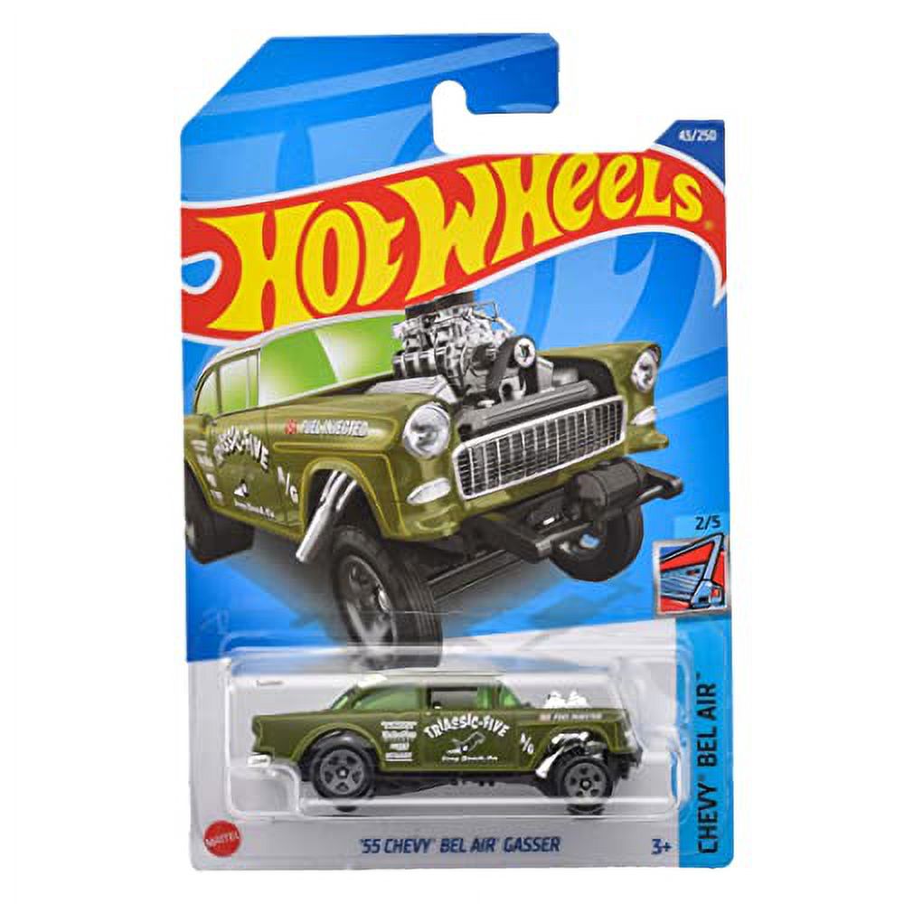 Hot Wheels Basic Car '55 Chevy Bel Air Gasser [3 Years Old~] HHD85