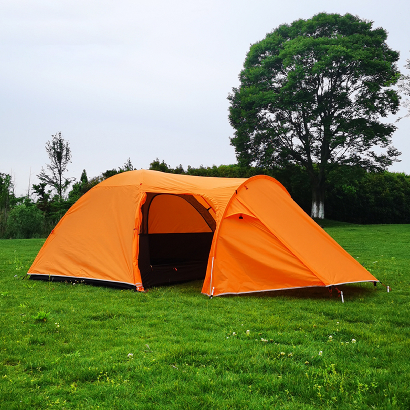 MCETO Tent,Family Tent 3 Tent 3 Person Bedroom One Room 3 Person Layer Waterproof Family Tent Person Layer 1 Layer 1 Bedroom 1 Bedroom One LAOSHE ERYUE BUZHI Tent QISUO Waterproof ADBEN