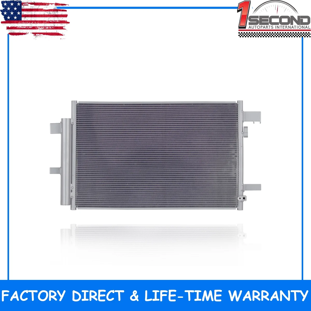 1second Condenser Compatible with Subaru Crosstrek 2018-2019 18 19 Hybrid/Gas 2.0L 30100