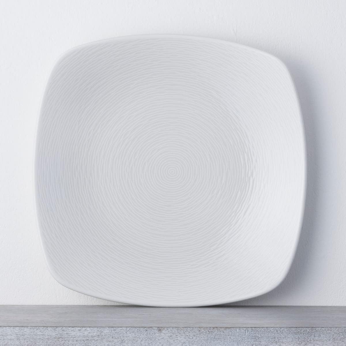 Swirl Dinner Plate - Square, 11