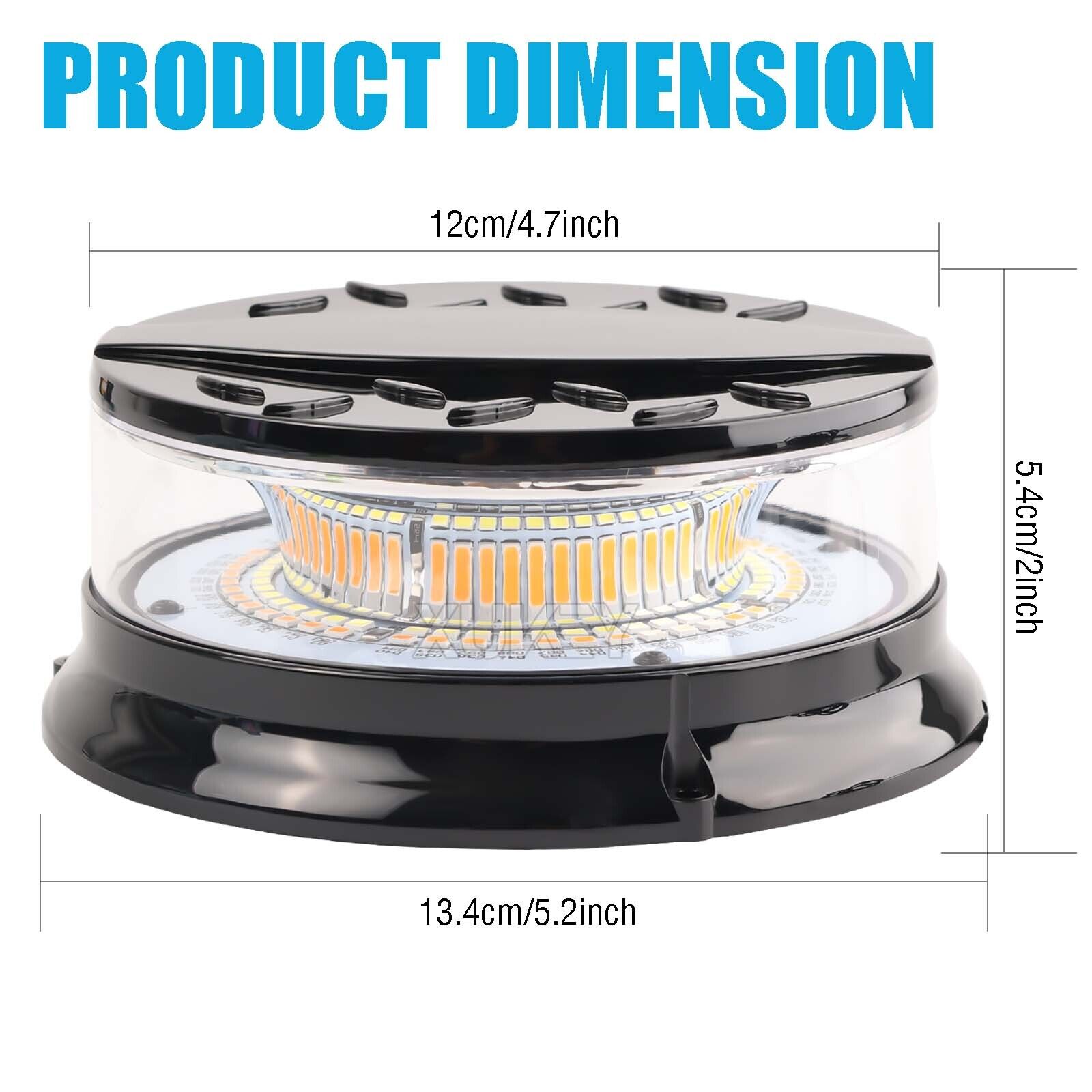 Car Truck Roof Top Emergency Safety Warning Flash Beacon 96 LED Strobe Light