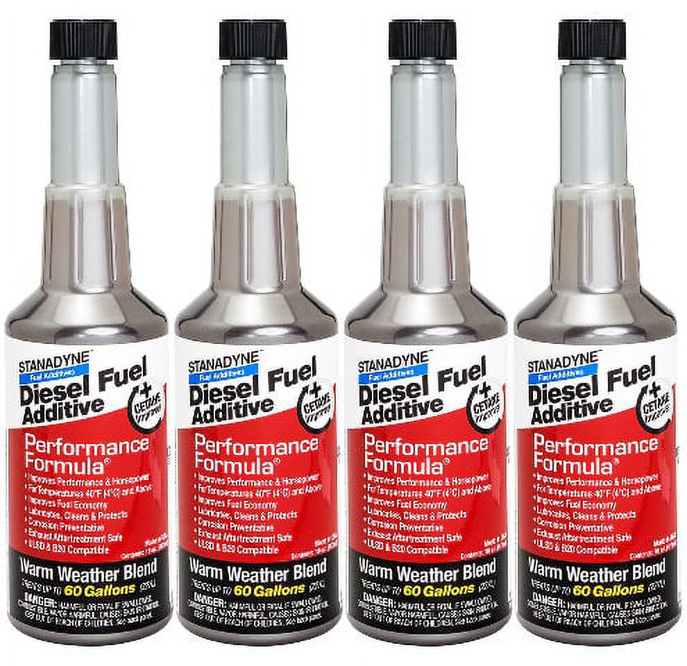 Stanadyne Performance Formula Warm Weather Blend | Pack of 4 Pint Bottles | Stanadyne # 43570