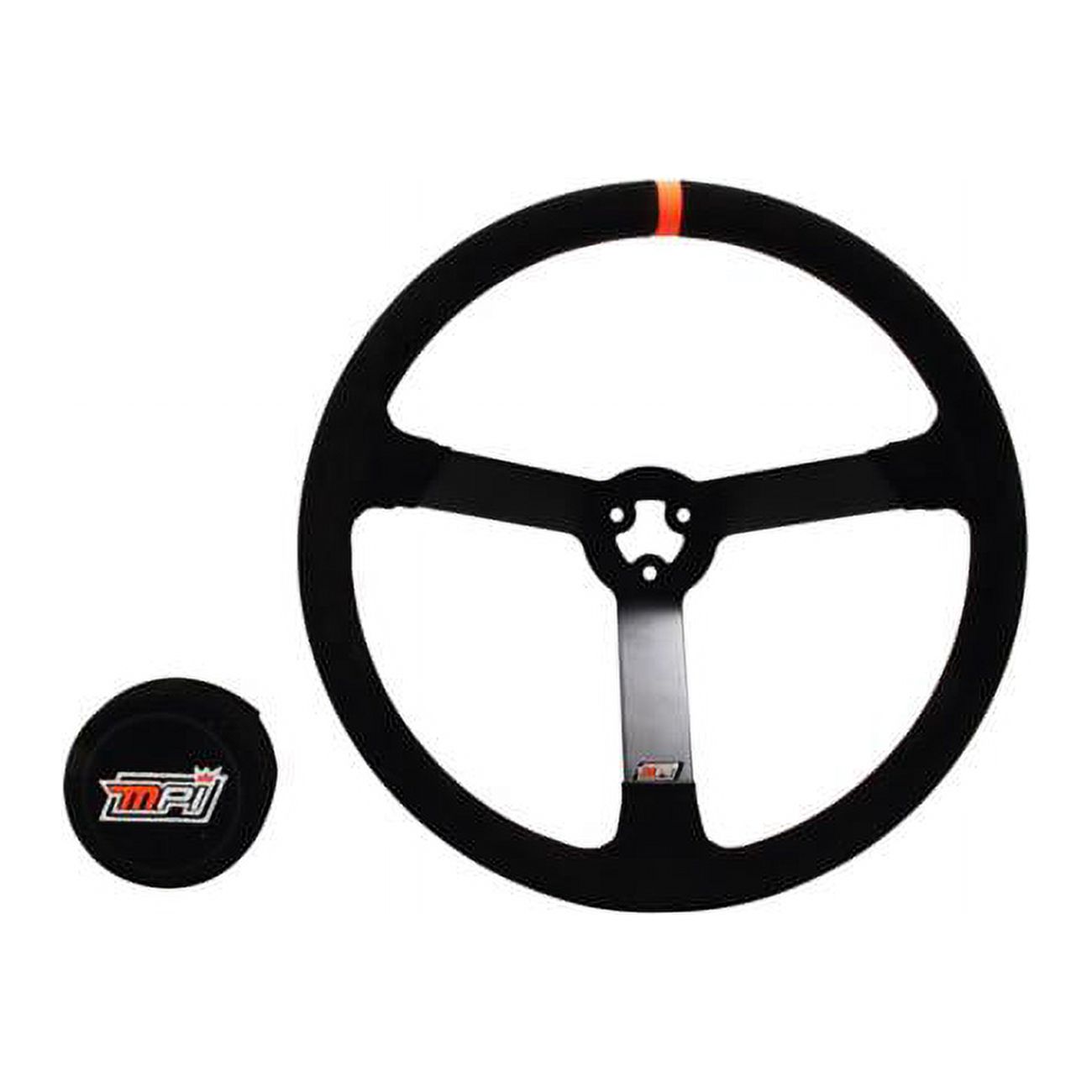 MPI-LM-15 15 in. 3-Bolt Standard Steel Wheel Suede Grip