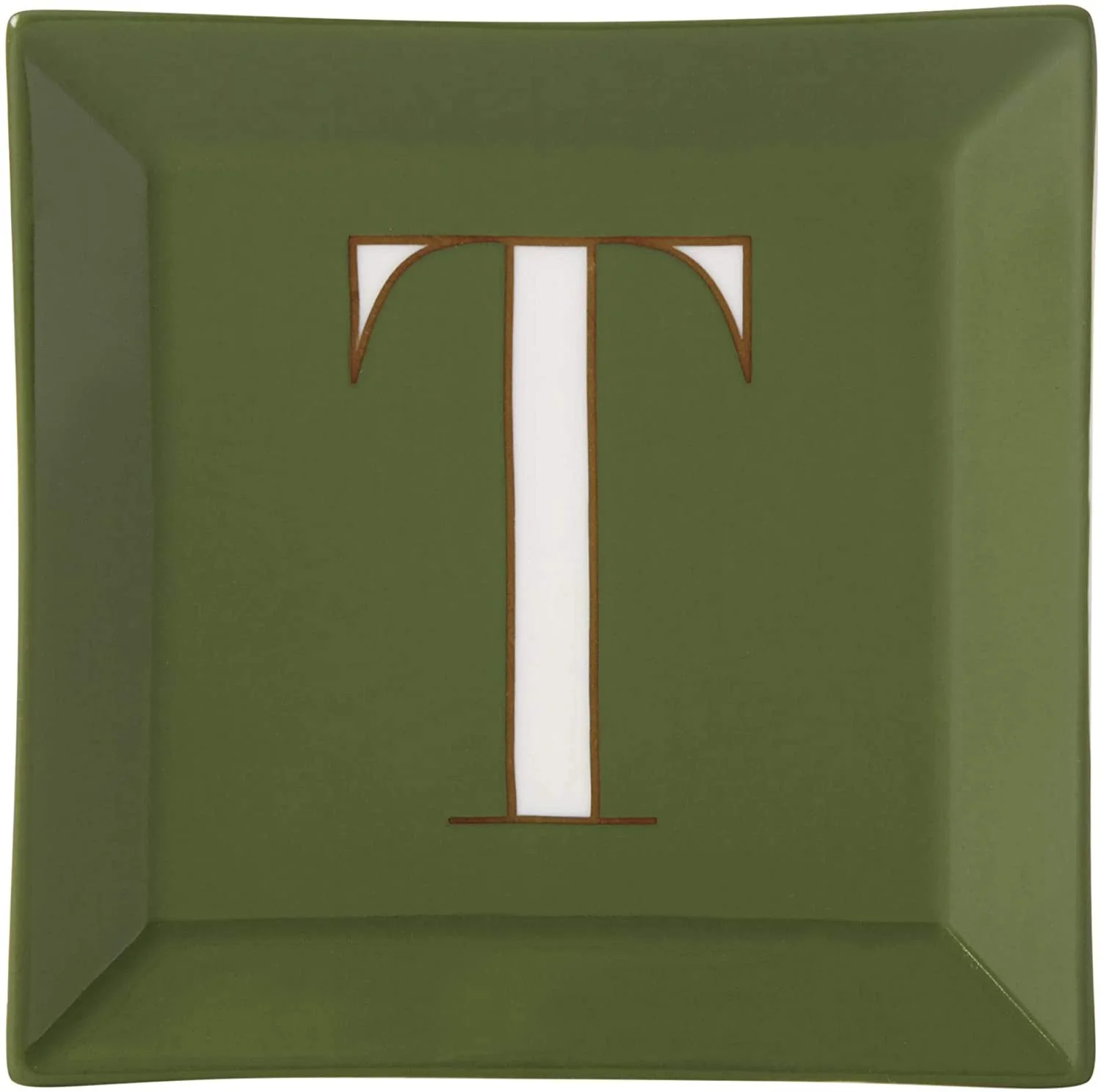 Kate Spade New York KS Its Personal Dish, Letter T
