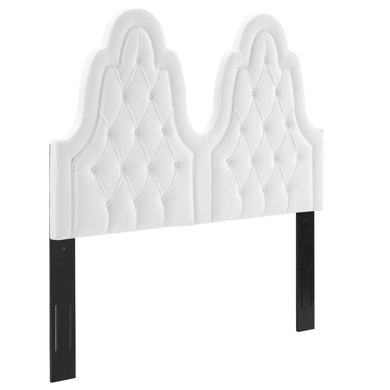 Modway Augustine Tufted Performance Velvet King/California King Headboard in White