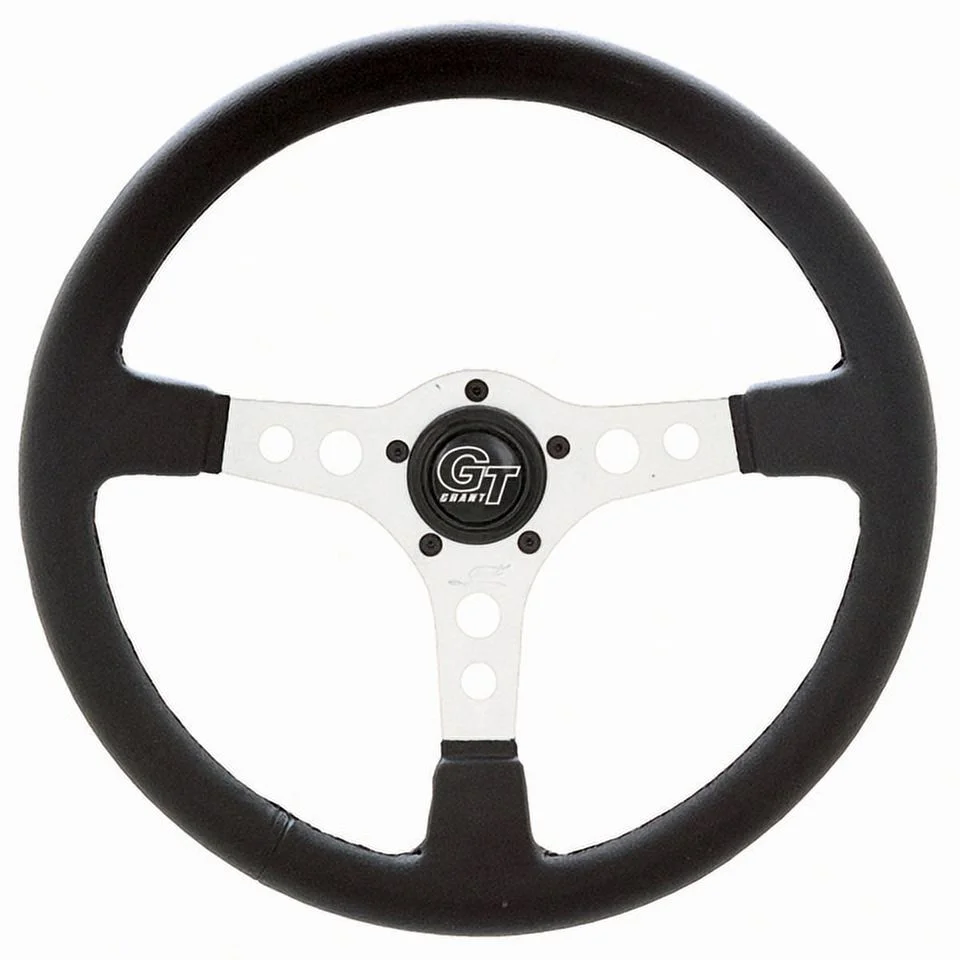 Grant Silver Anodize Aluminum 14 in Diameter Formula GT Steering Wheel P/N 764