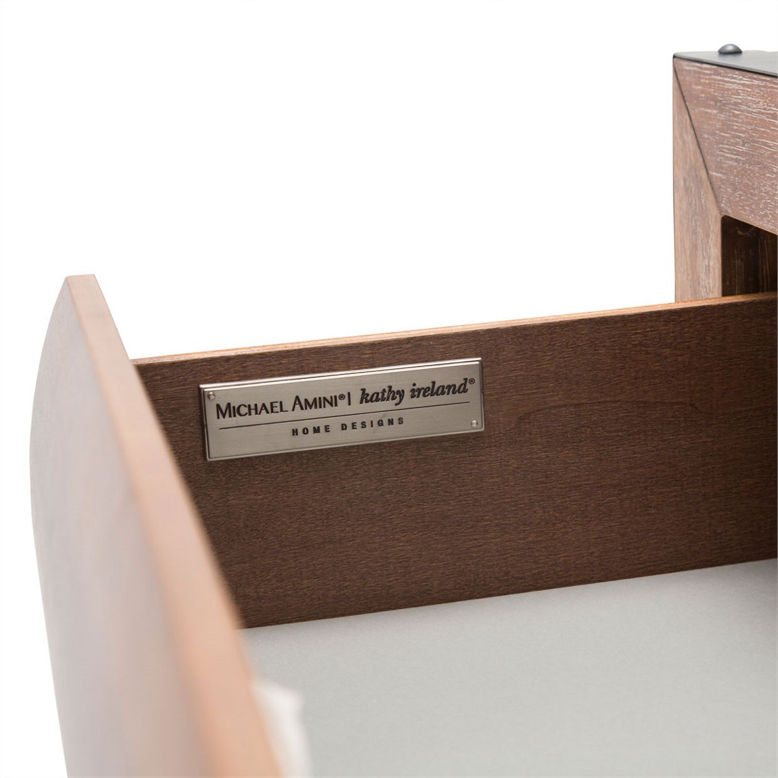 Michael Amini Brooklyn Walk 6-Drawer Wood Chest in Burnt Umber Brown