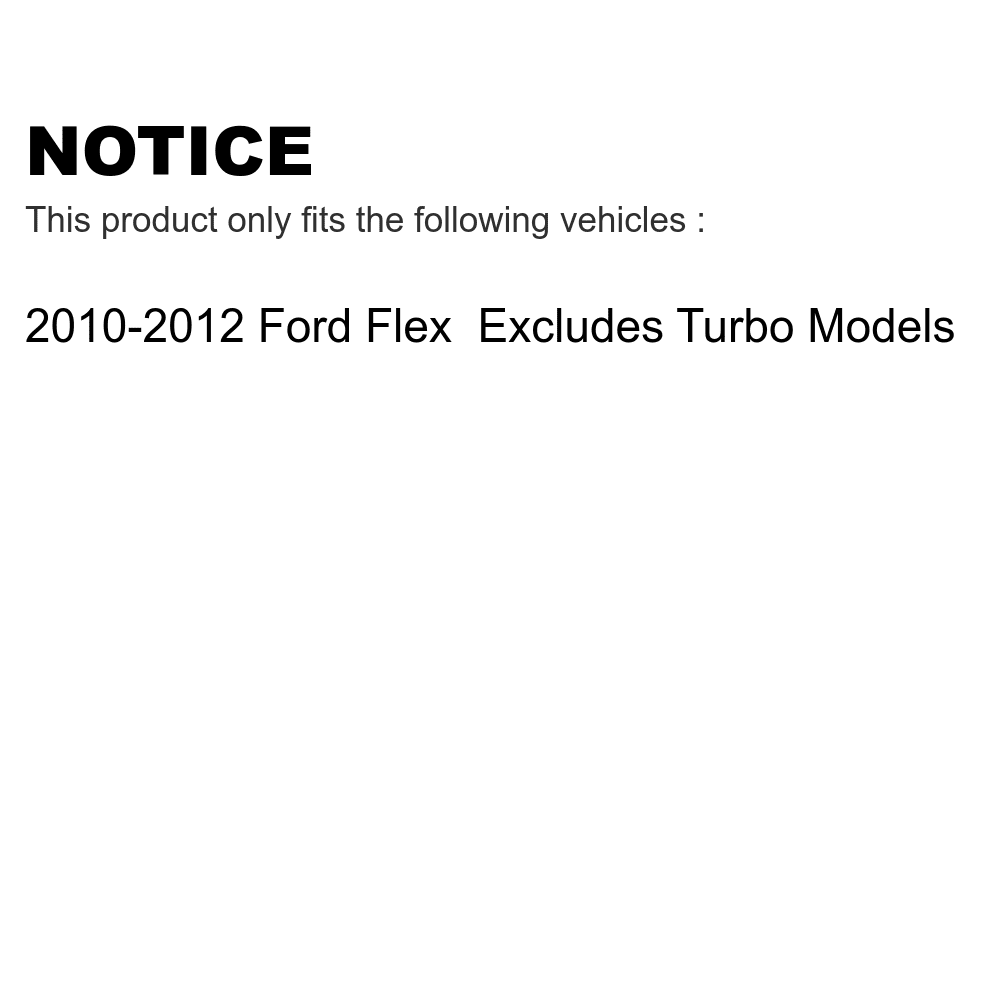 Transit Auto - Front Complete Shock Assembly And TQ Link Kit For 2010-2012 Ford Flex Excludes Turbo Models KSS-100857