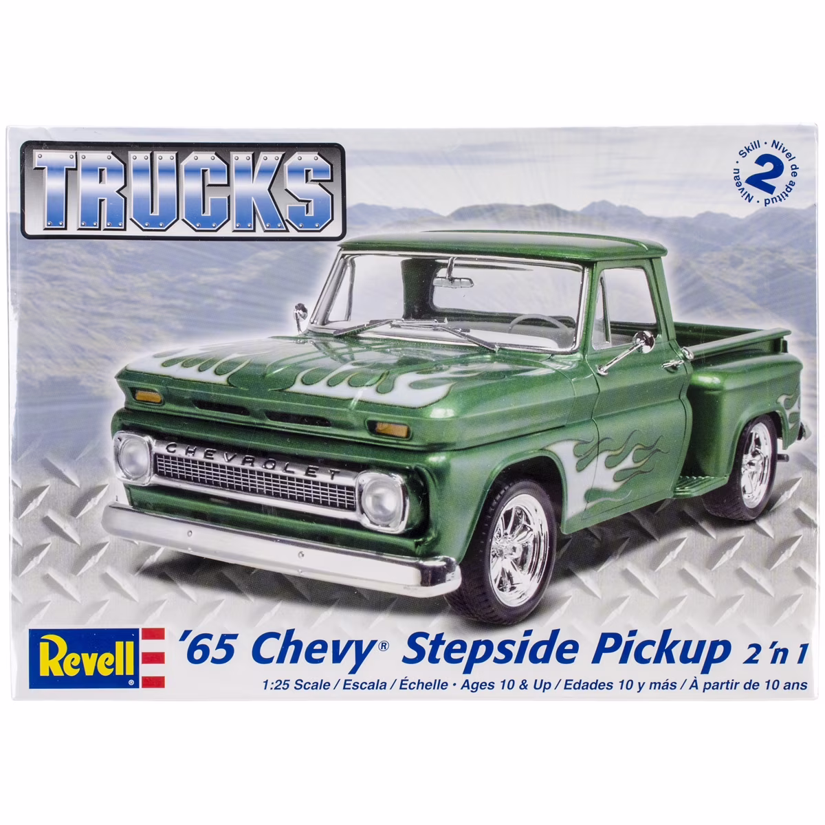 Plastic Model Kit '65 Chevy Stepside Pickup 2-In-1 1:25