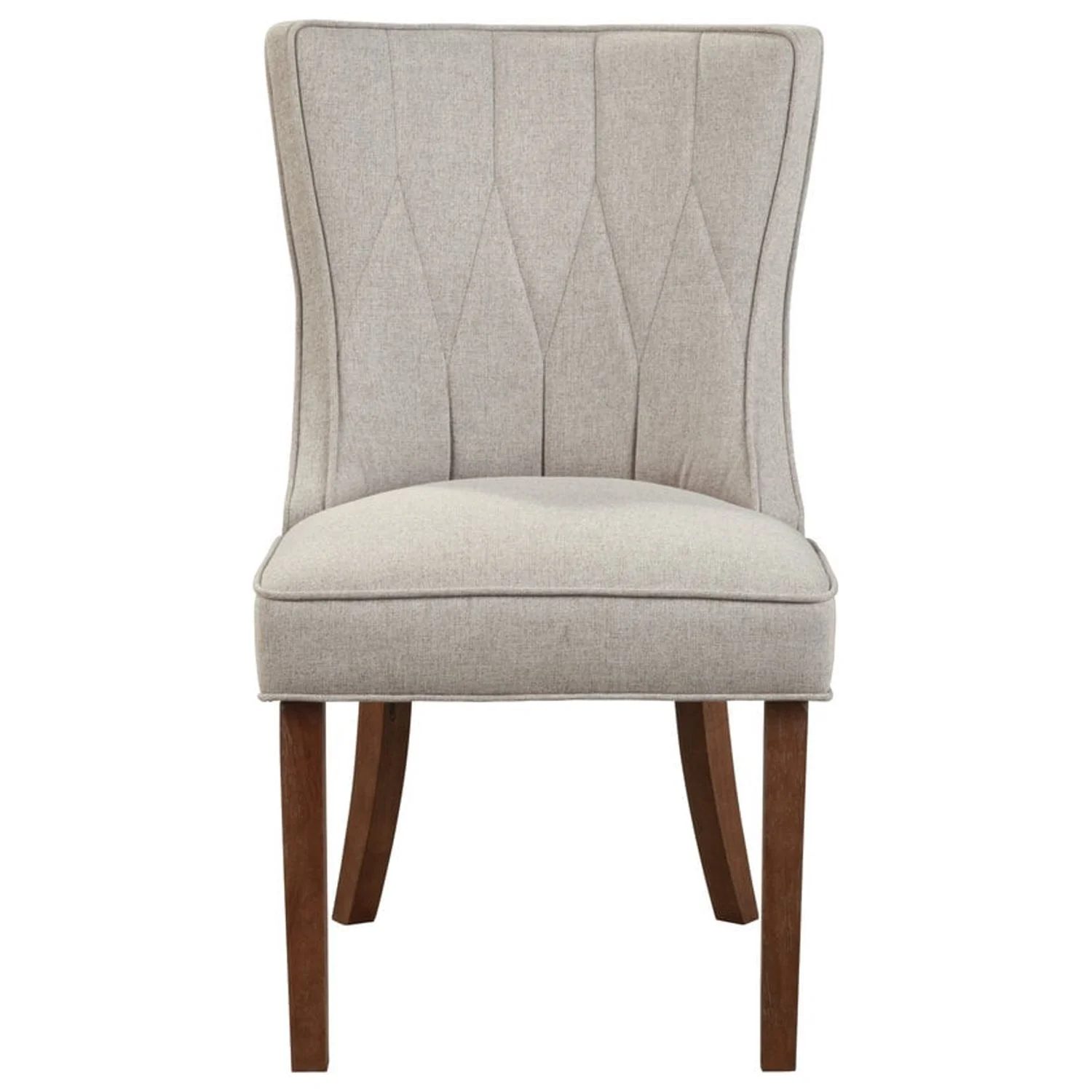 Alpine Furniture Ayala Set of 2 Wood Side Chairs in Antique Cappuccino