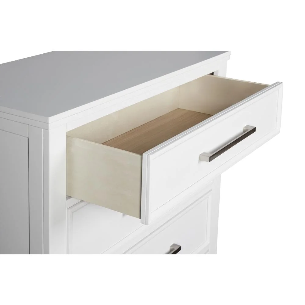 New Classic Furniture Andover Transitional Solid Wood Chest in White