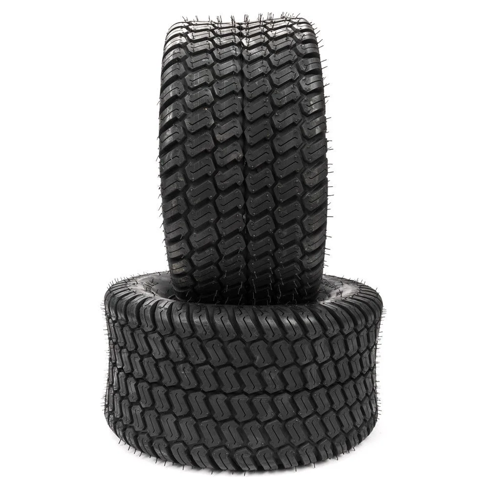 Zimtown Set of 2 18x9.50-8 Lawn Mower Golf Cart Turf Tires P322 4PR Garden Tires