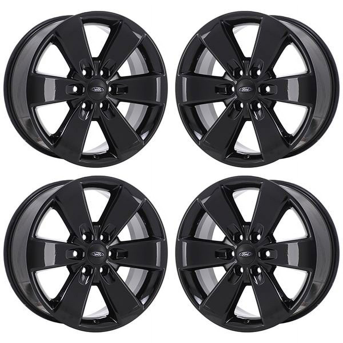 FORD F150 2009 - 2014 GLOSS BLACK Factory OEM Wheels Rims (Not Replicas) (W)