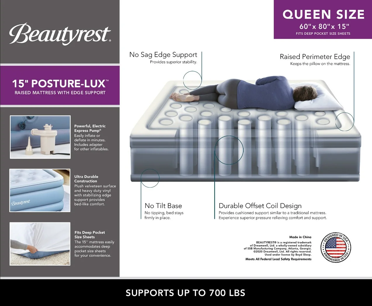 Beautyrest Posture Lux 15