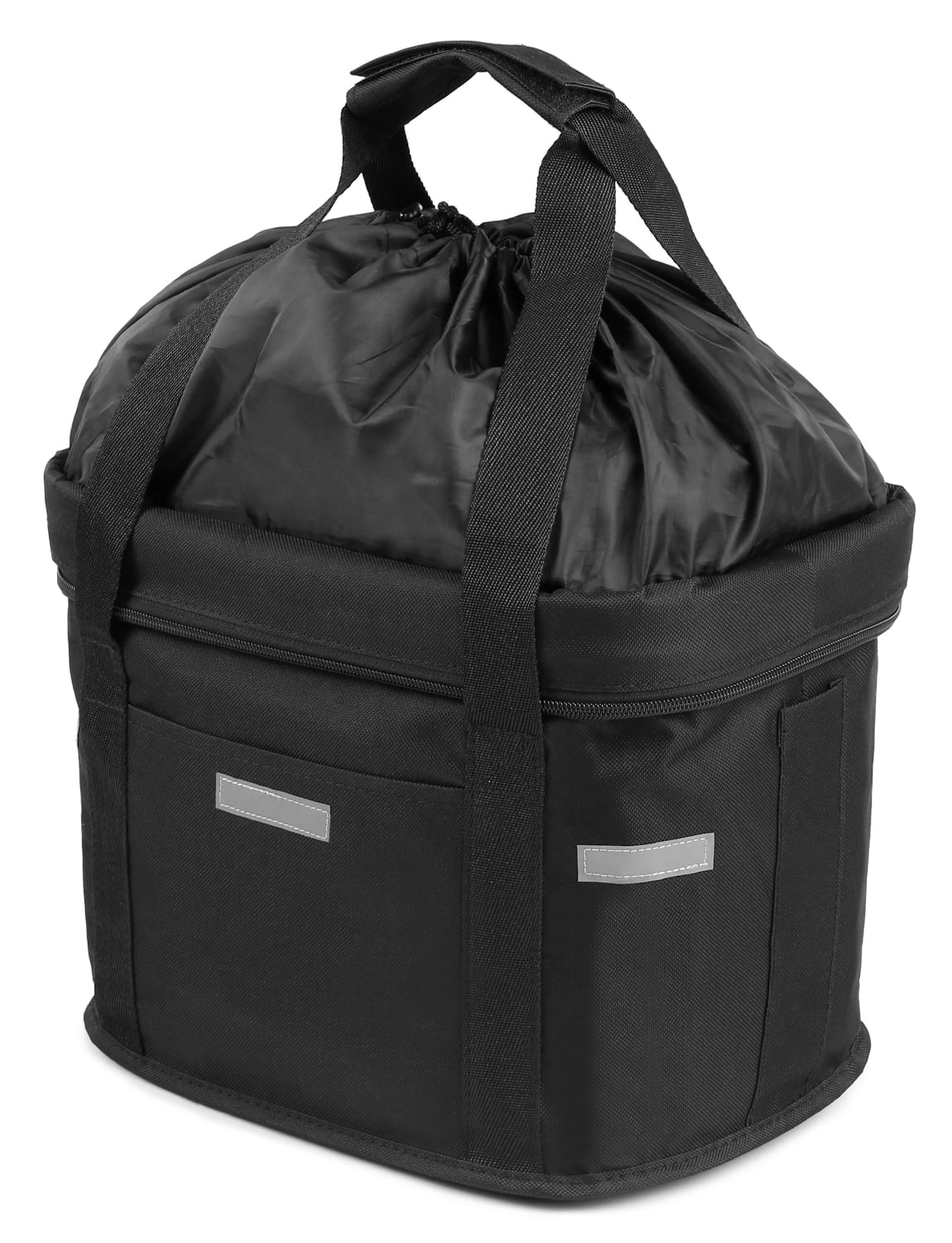 Dcenta Folding Small Pet Cat and Dog Carrier, Front Removable Bicycle Handlebar Basket, Quick Release with Easy Install Detachable Cycling Bag