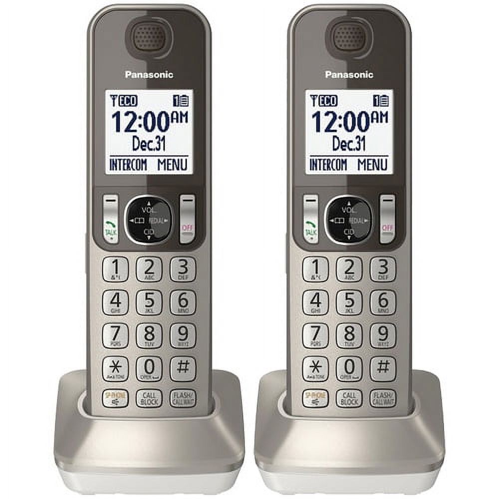 Panasonic KX-TGFA30N Additional Cordless Handset,DECT 6.0,Gold,2-Pack