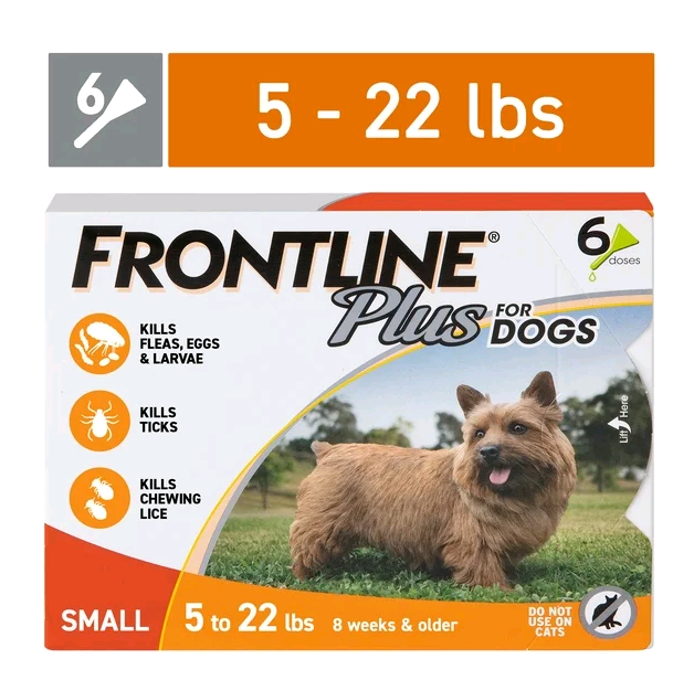 Plus for Small Dogs, 5-22 lbs, 6 Doses