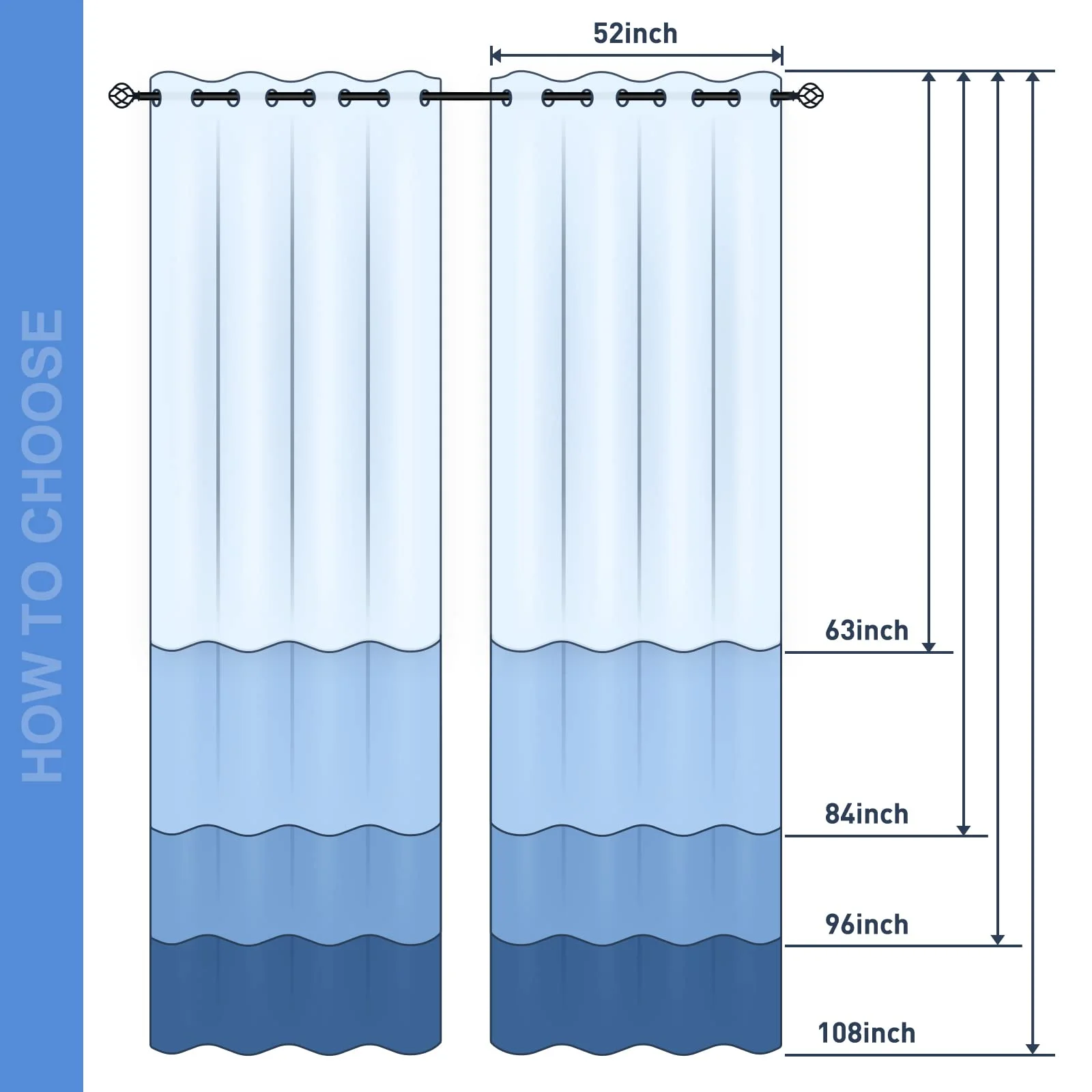 Jekeno Forest Blackout Curtains,Trees in Bright Sunshine,Jungle Woodland Shrub Woodsy Nature Scenery Print Curtain Decor Living Room Bedroom Home,Darkening Grommet Window Drapes 2 Panel Set, 52