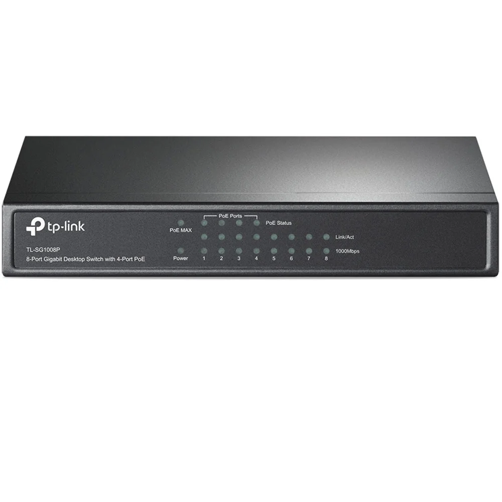 TP-Link 8-Port 10/100/1000Mbps Metal Ethernet Computer Desktop Network Switch
