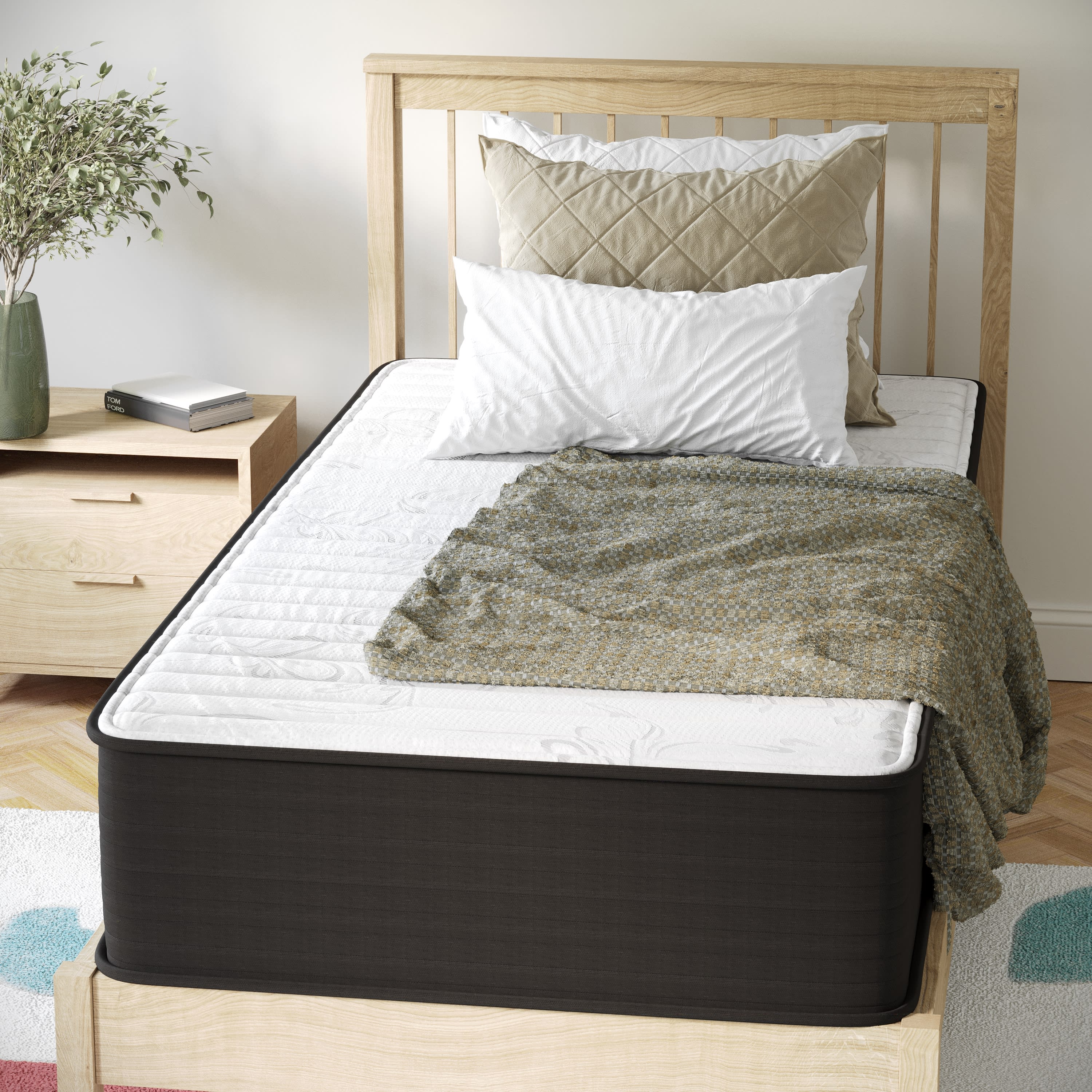 Flash Furniture Dream 12” Foam & Pocket Spring Hybrid Mattress, Twin