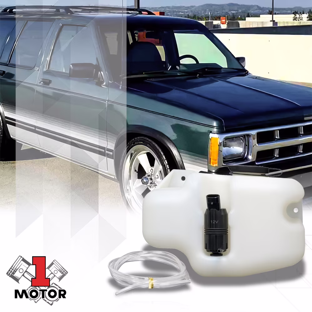 Windshield Washer Reservoir Tank w/Pump+Cap for 88-94 Blazer/Jimmy/S15 GM1288137 Fits select: 1988-1993 CHEVROLET S TRUCK, 1991-1993 GMC SONOMA